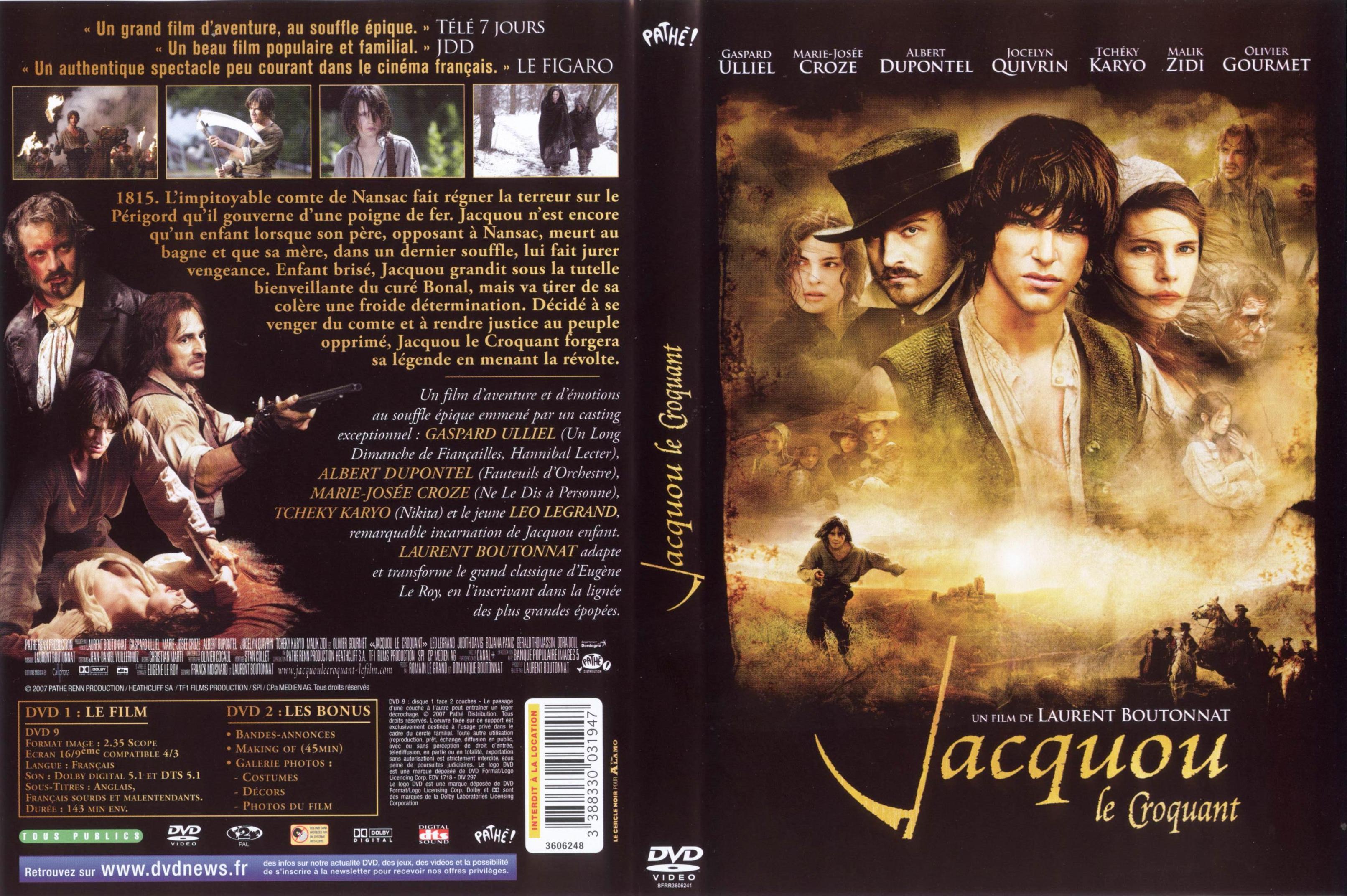 Jaquette DVD Jacquou le croquant v2