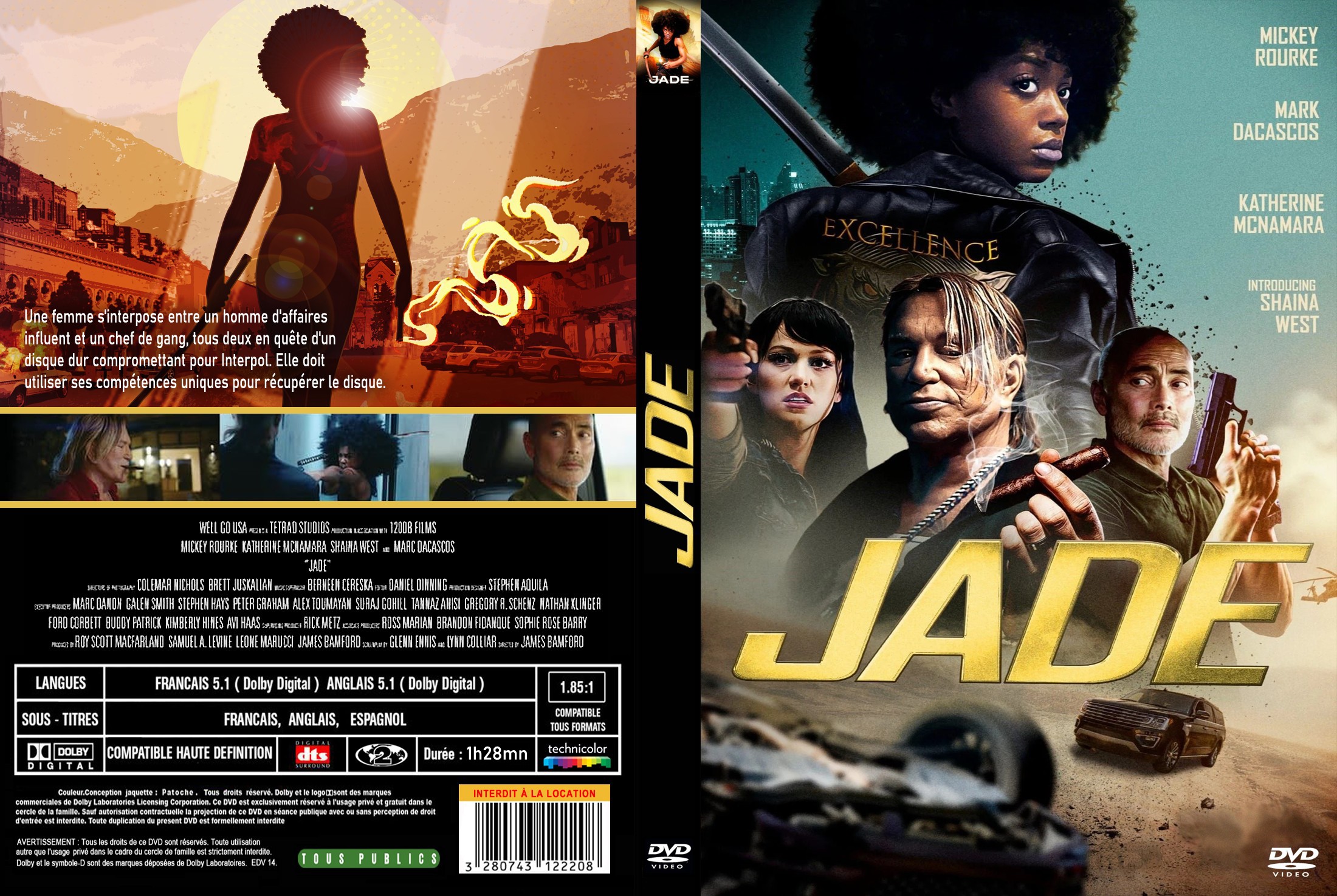 Jaquette DVD Jade custom