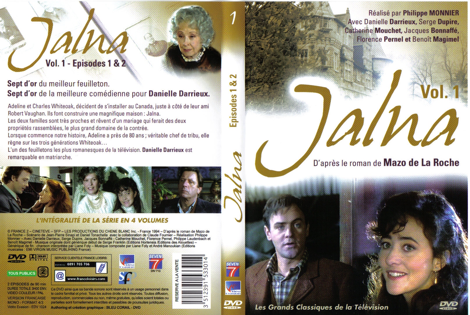 Jaquette DVD Jalna vol 1