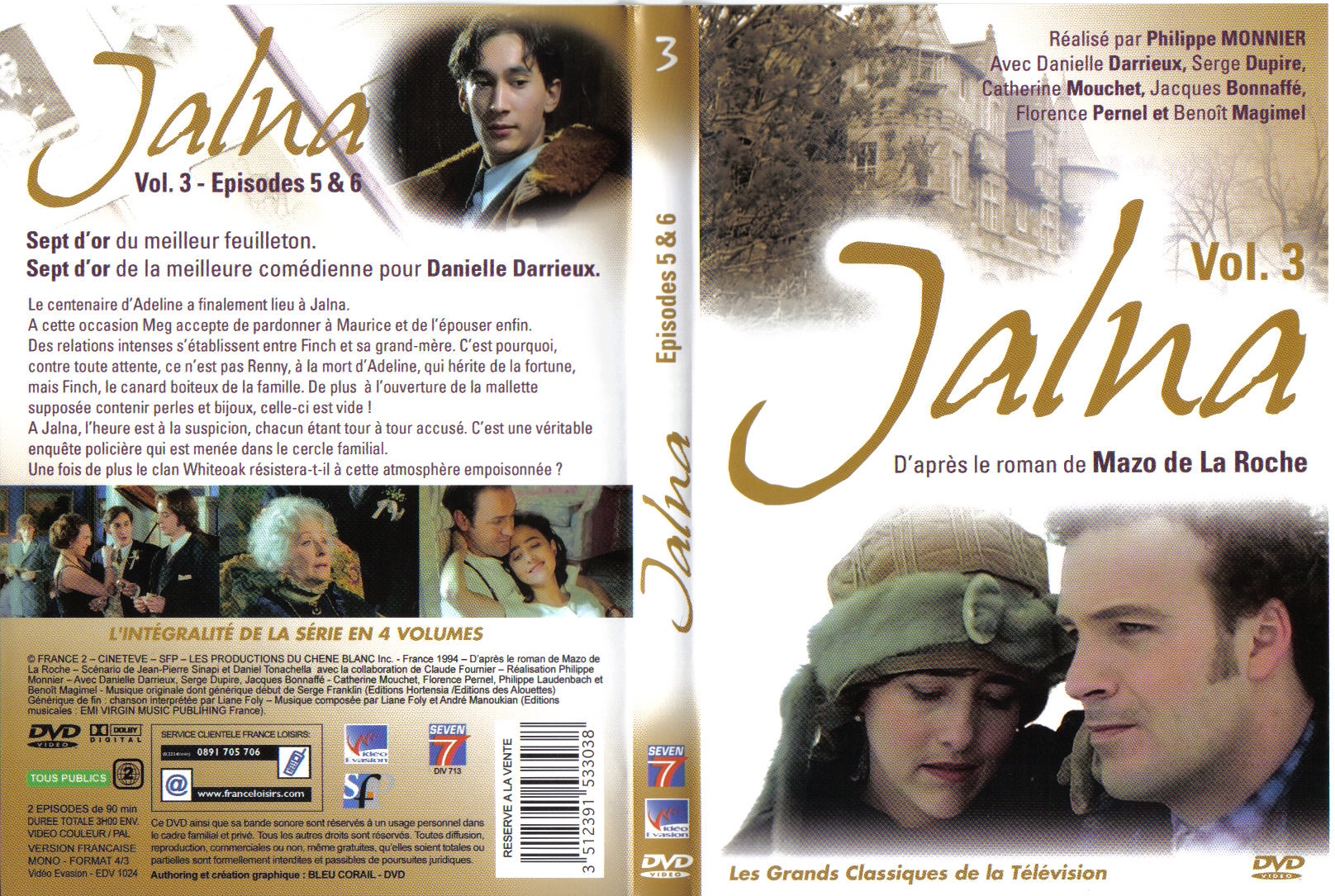 Jaquette DVD Jalna vol 3