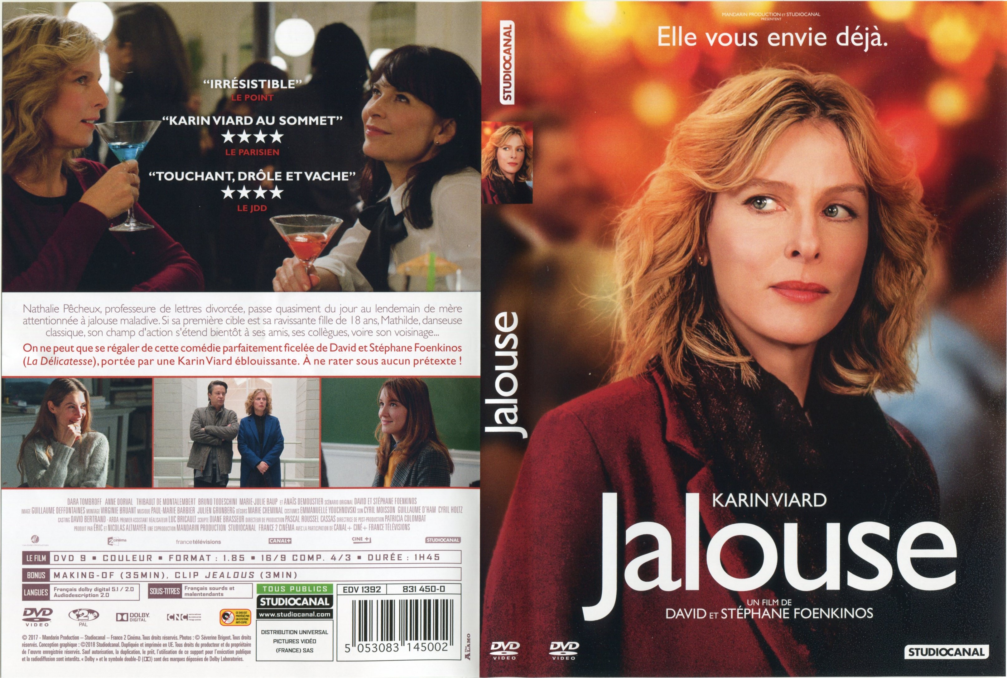 Jaquette DVD Jalouse