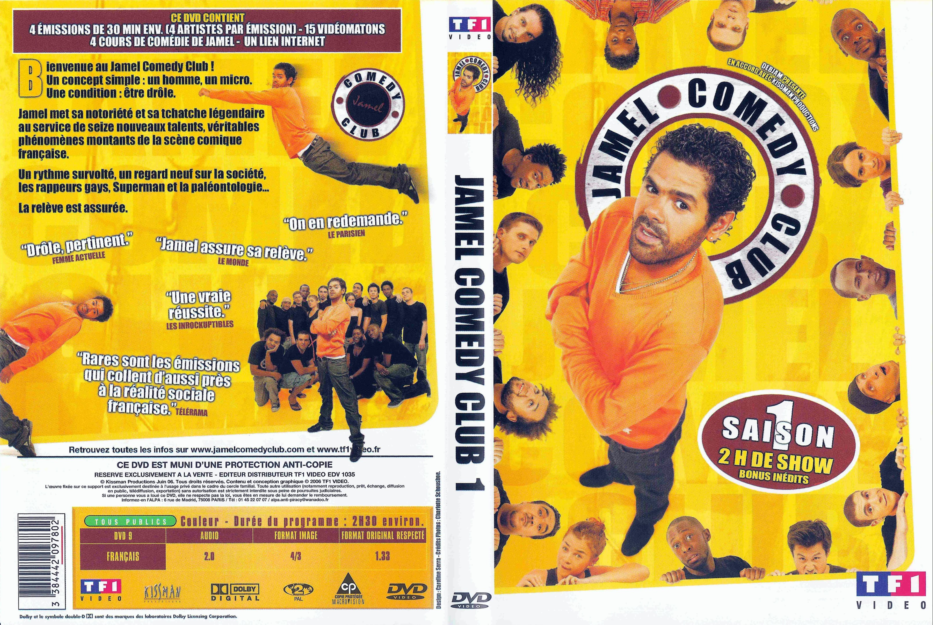 Jaquette DVD Jamel Comedy Club Saison 1