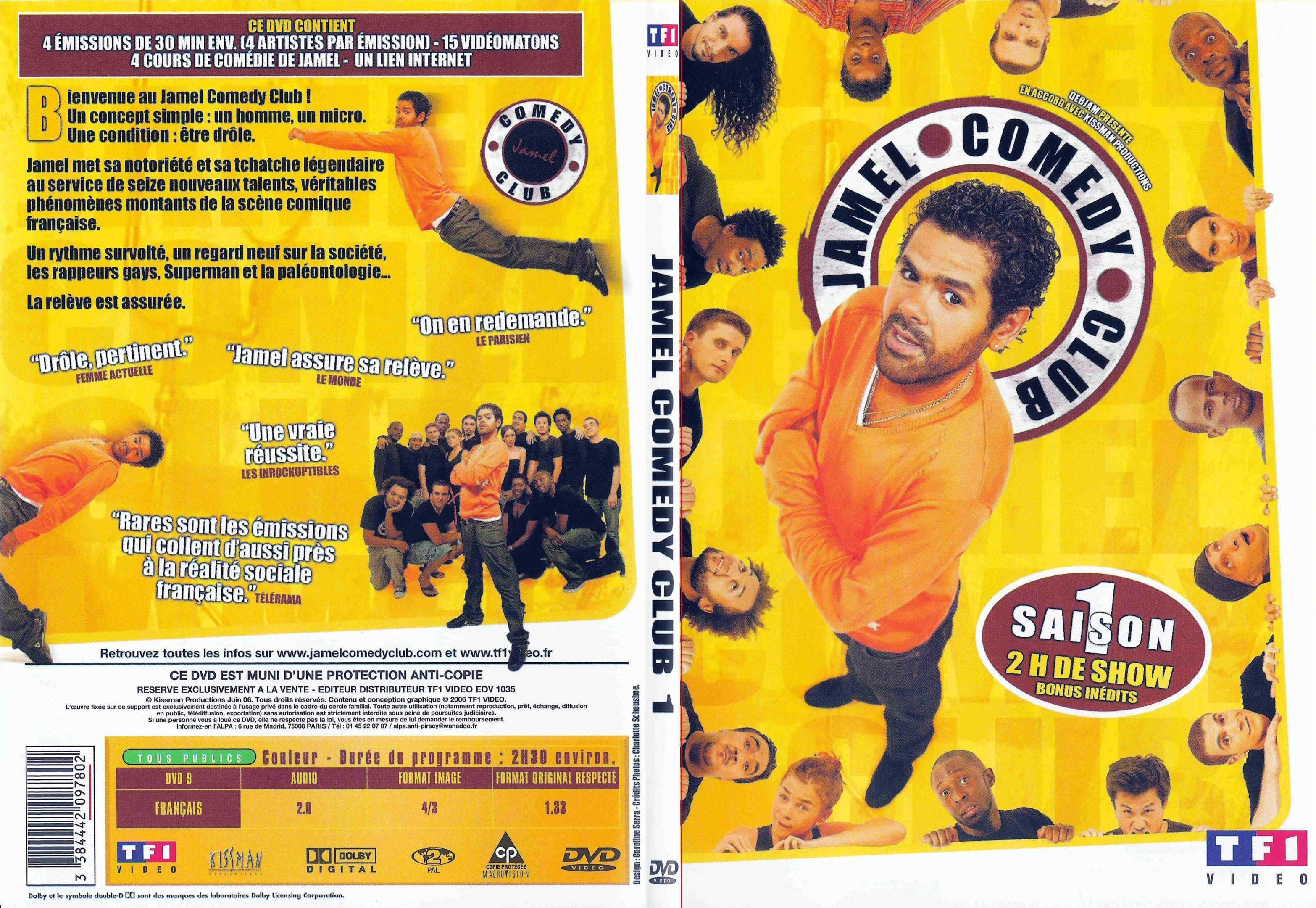 Jaquette DVD Jamel Comedy Club Saison 1 - SLIM