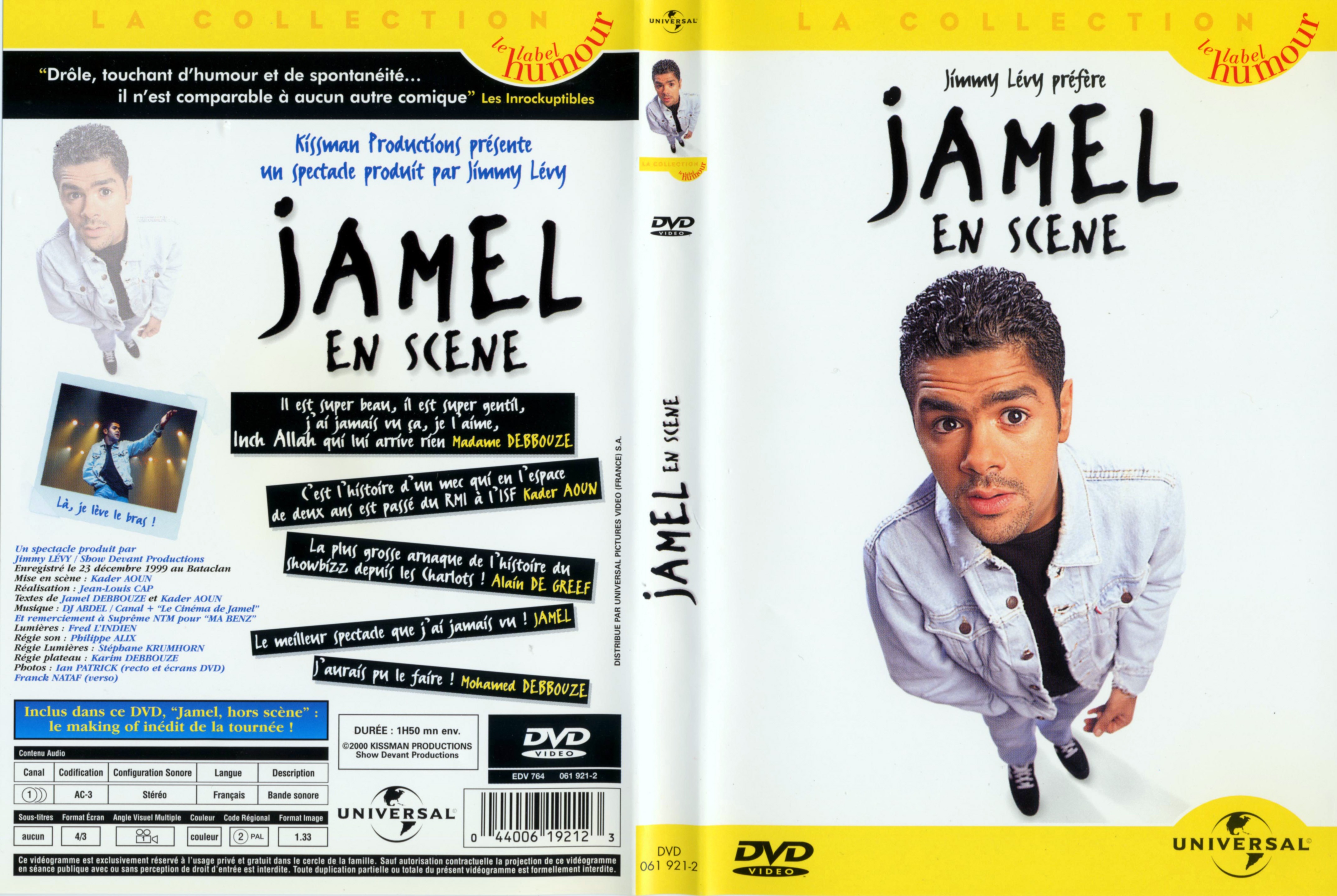 Jaquette DVD Jamel en scene