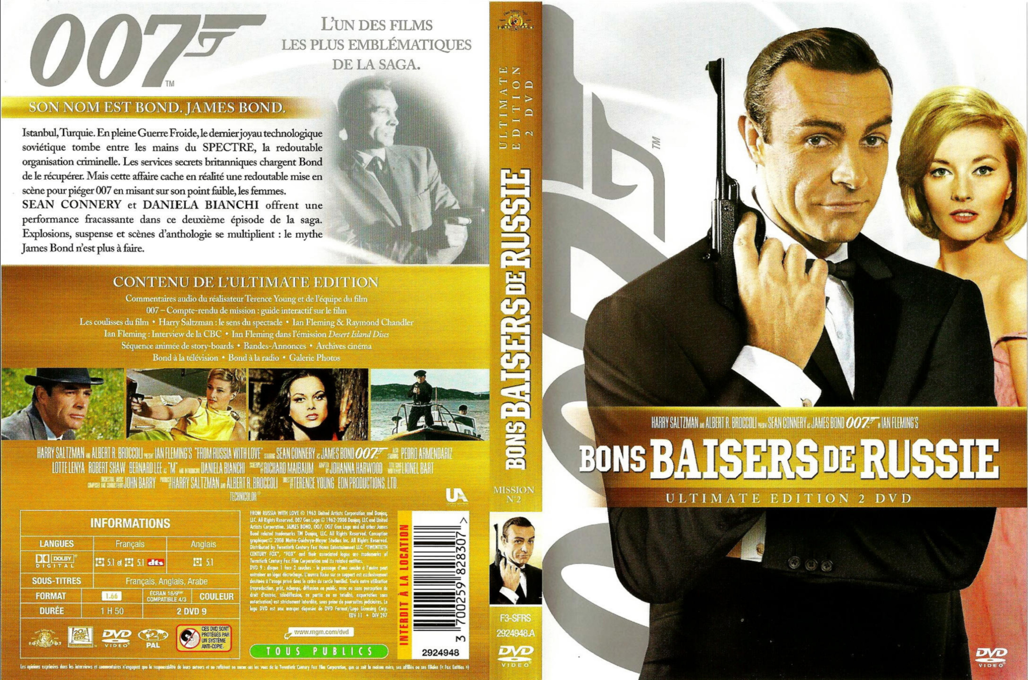Jaquette DVD James Bond 007 Bons baisers de Russie v2
