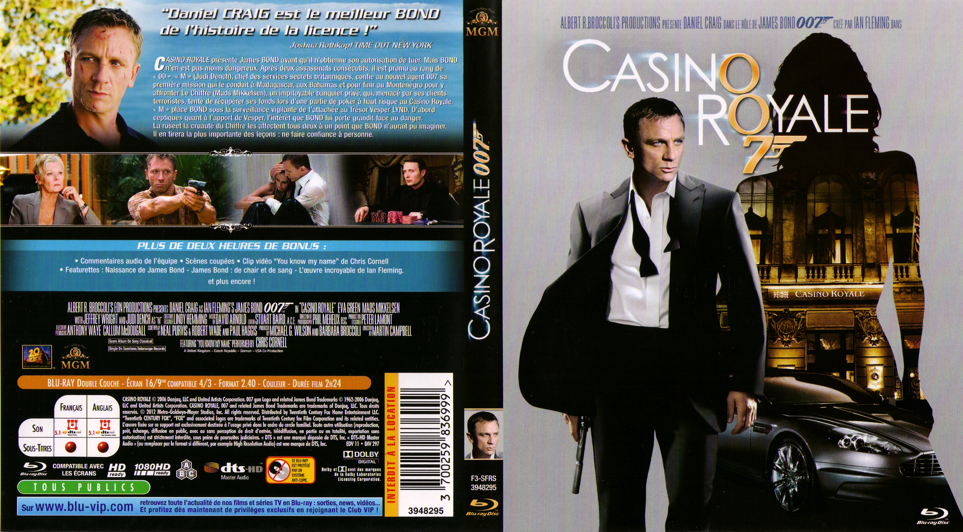 Jaquette DVD James Bond 007 Casino royale (BLU-RAY) v4
