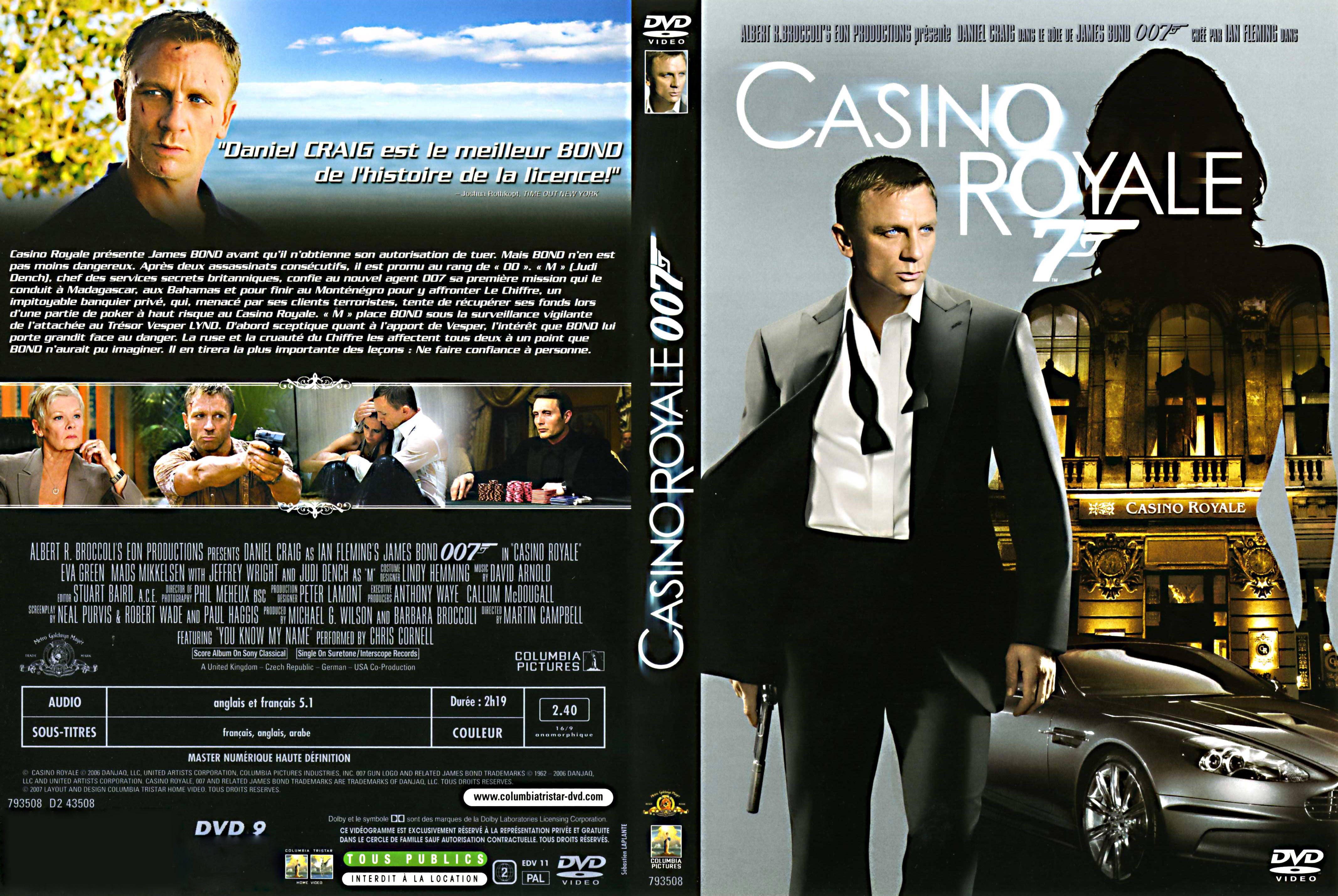 Jaquette DVD James Bond 007 Casino royale v4