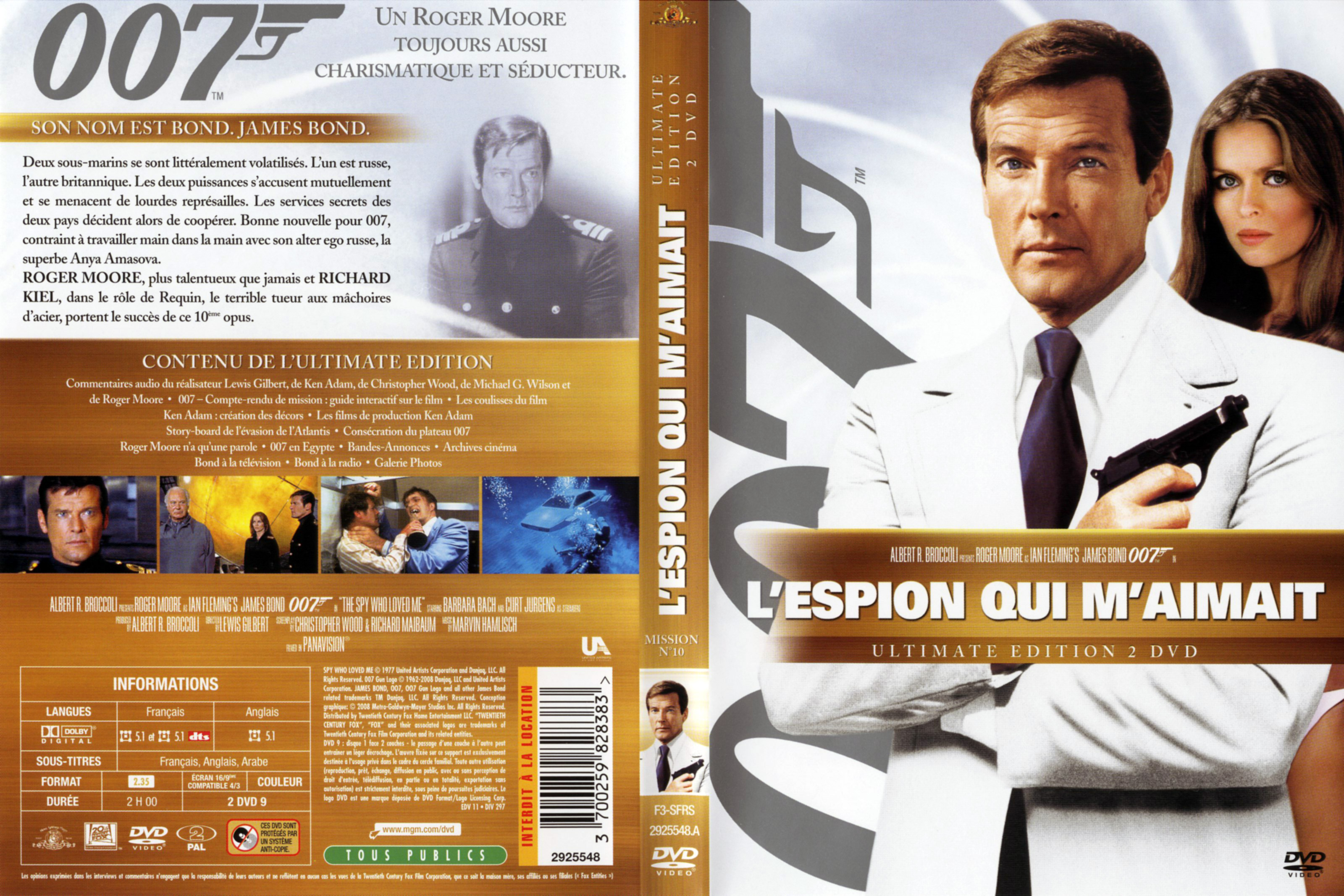 Jaquette DVD James Bond 007 L