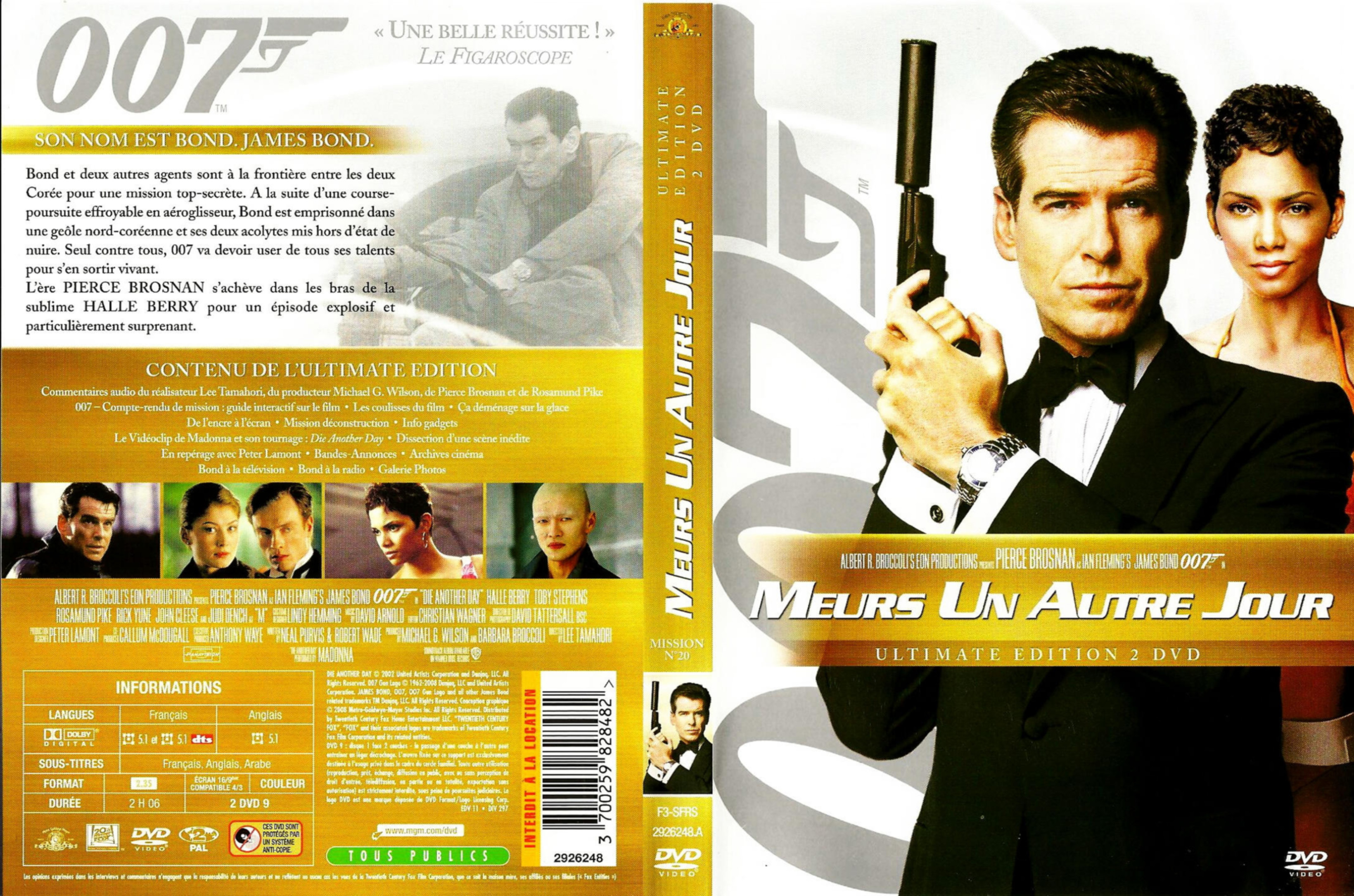 Jaquette DVD James Bond 007 Meurs un autre jour v5