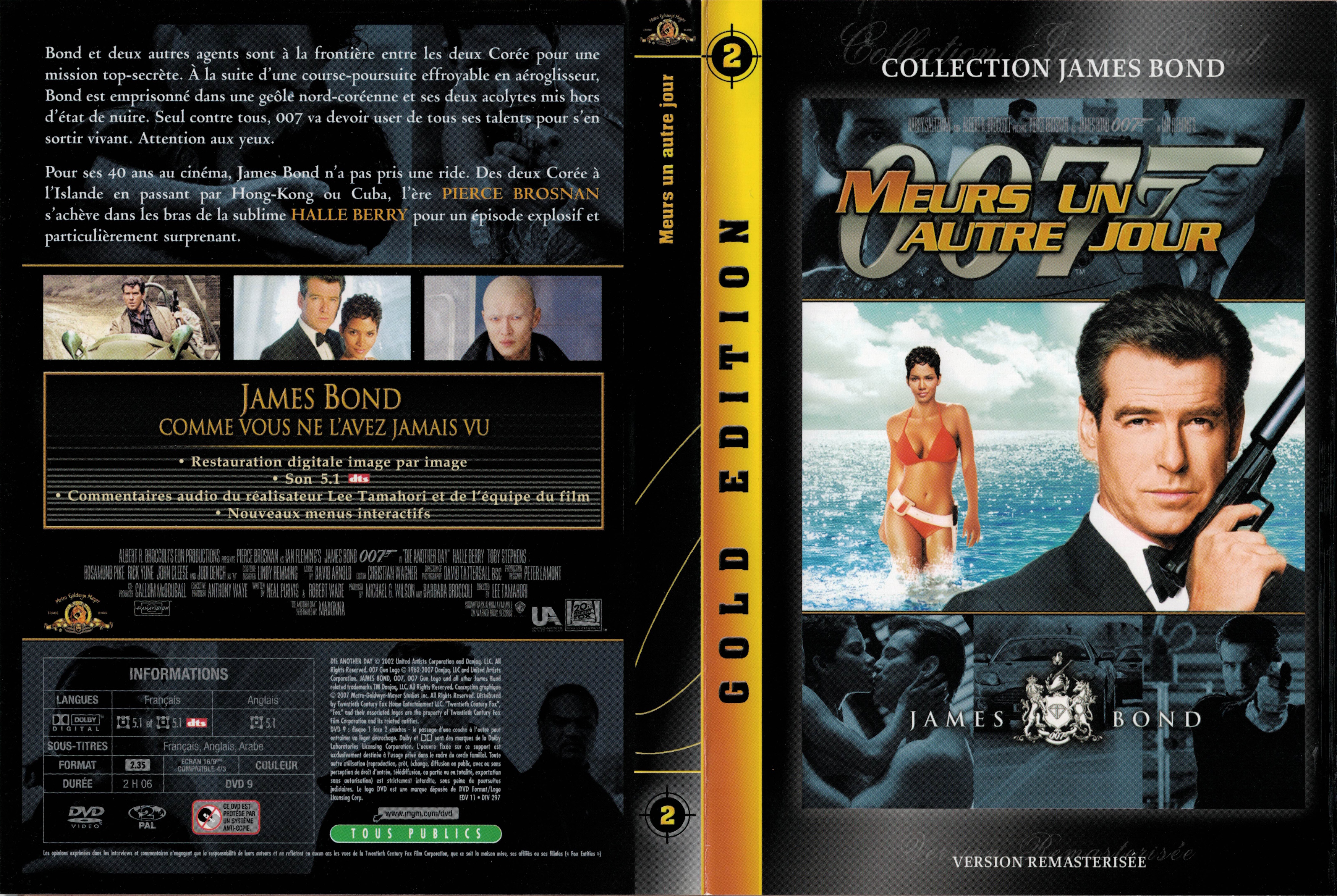 Jaquette DVD James Bond 007 Meurs un autre jour v6