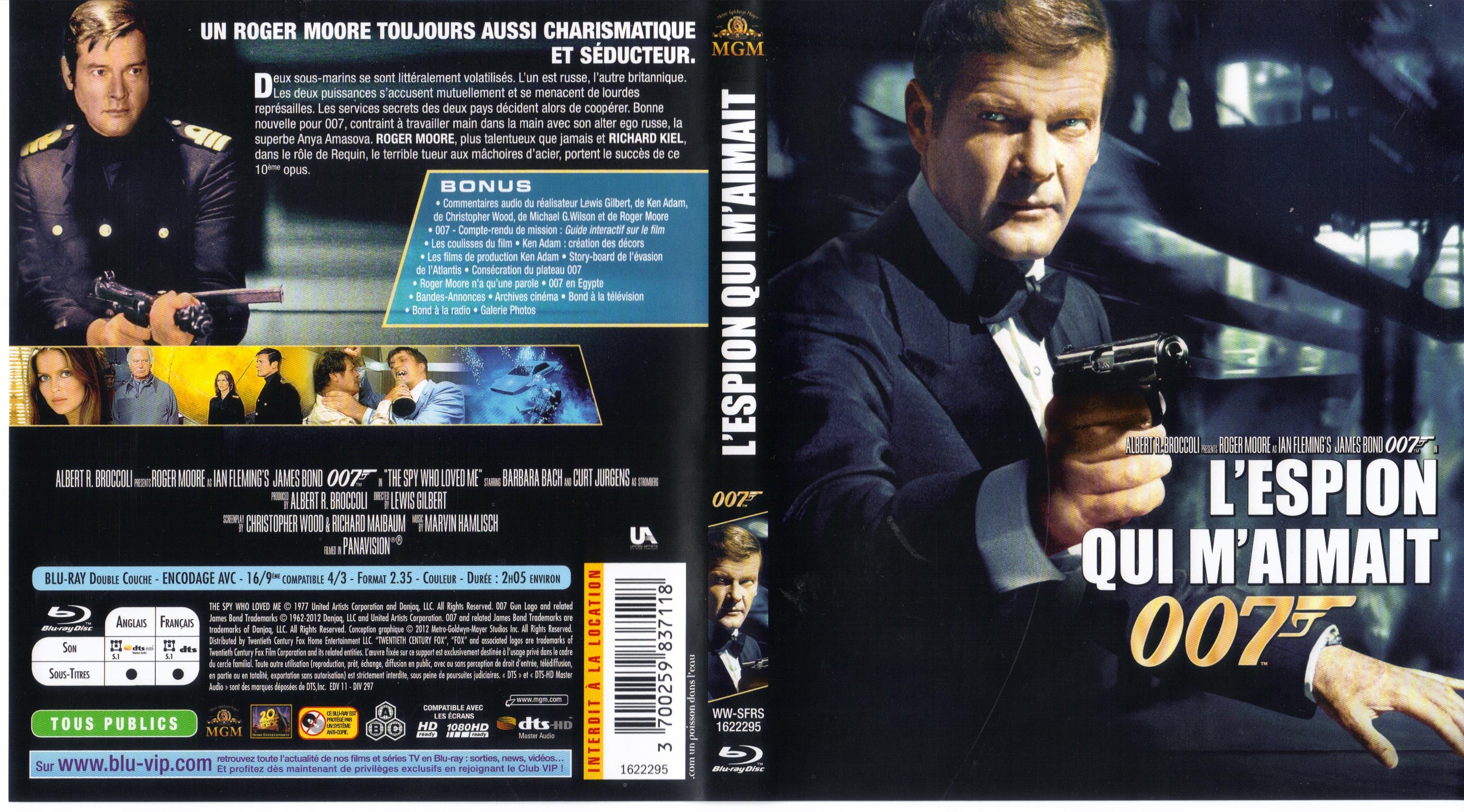 Jaquette DVD James Bond 007 L