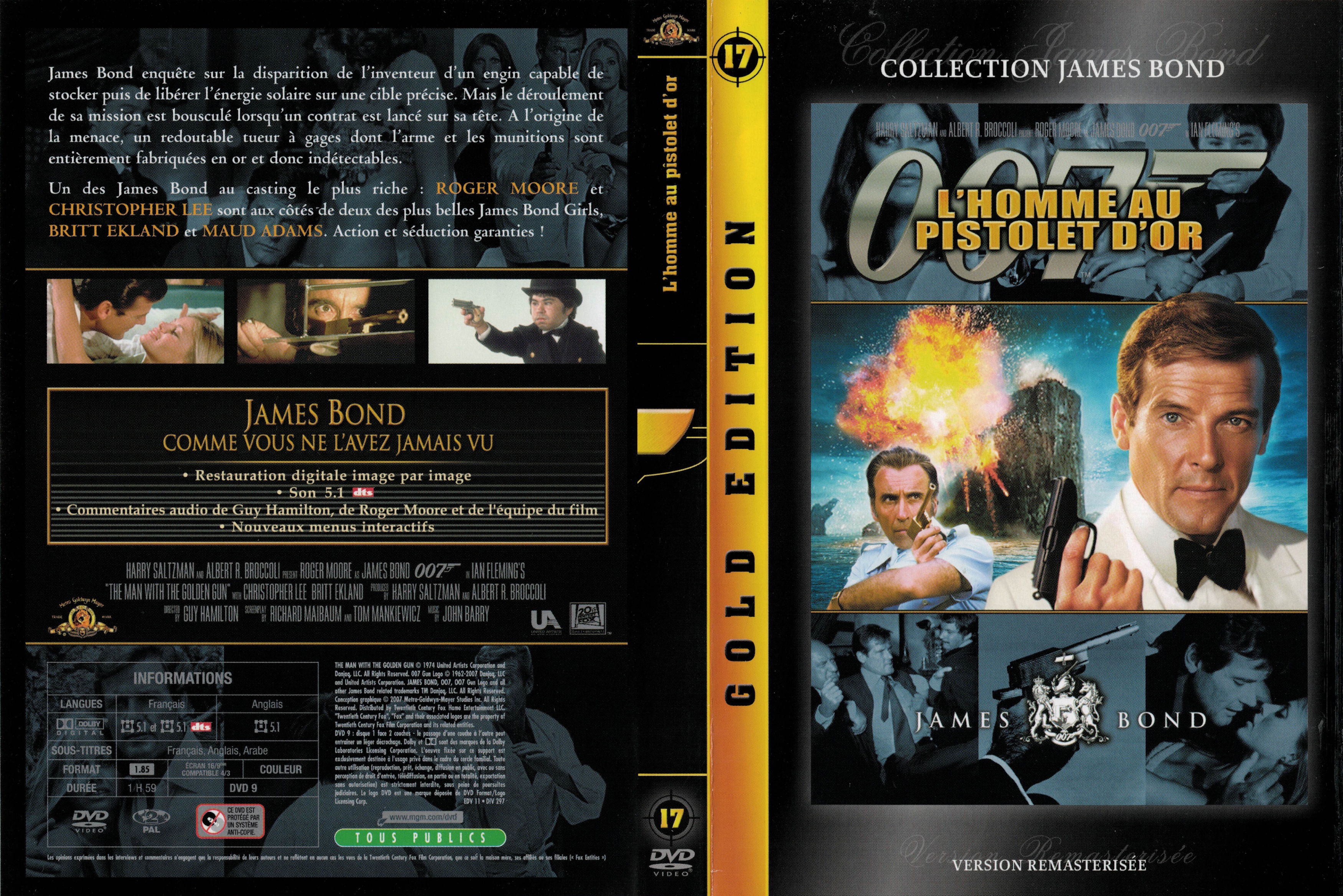 Jaquette DVD James Bond 007 L