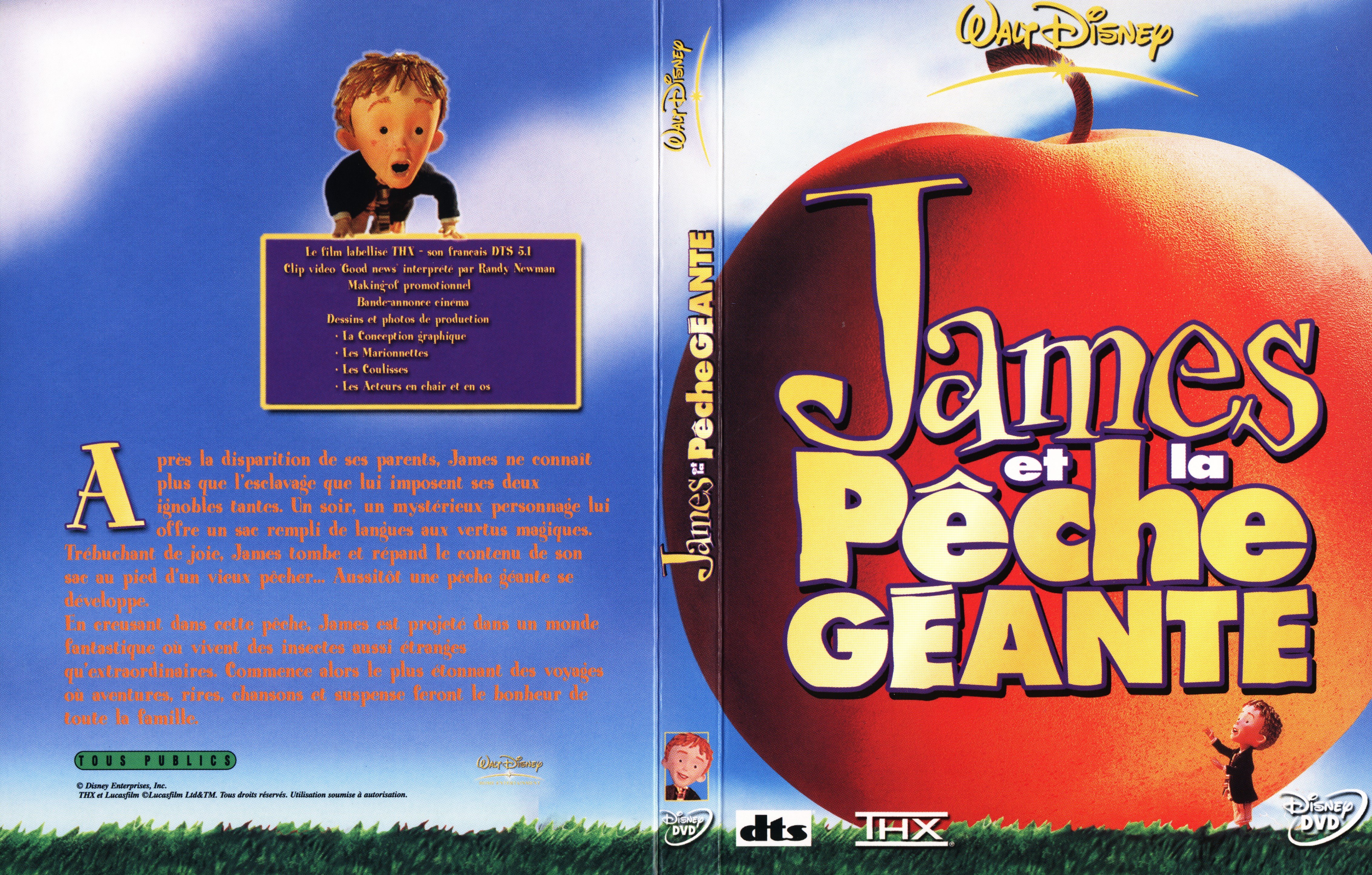 Jaquette DVD James et la pche gante v2