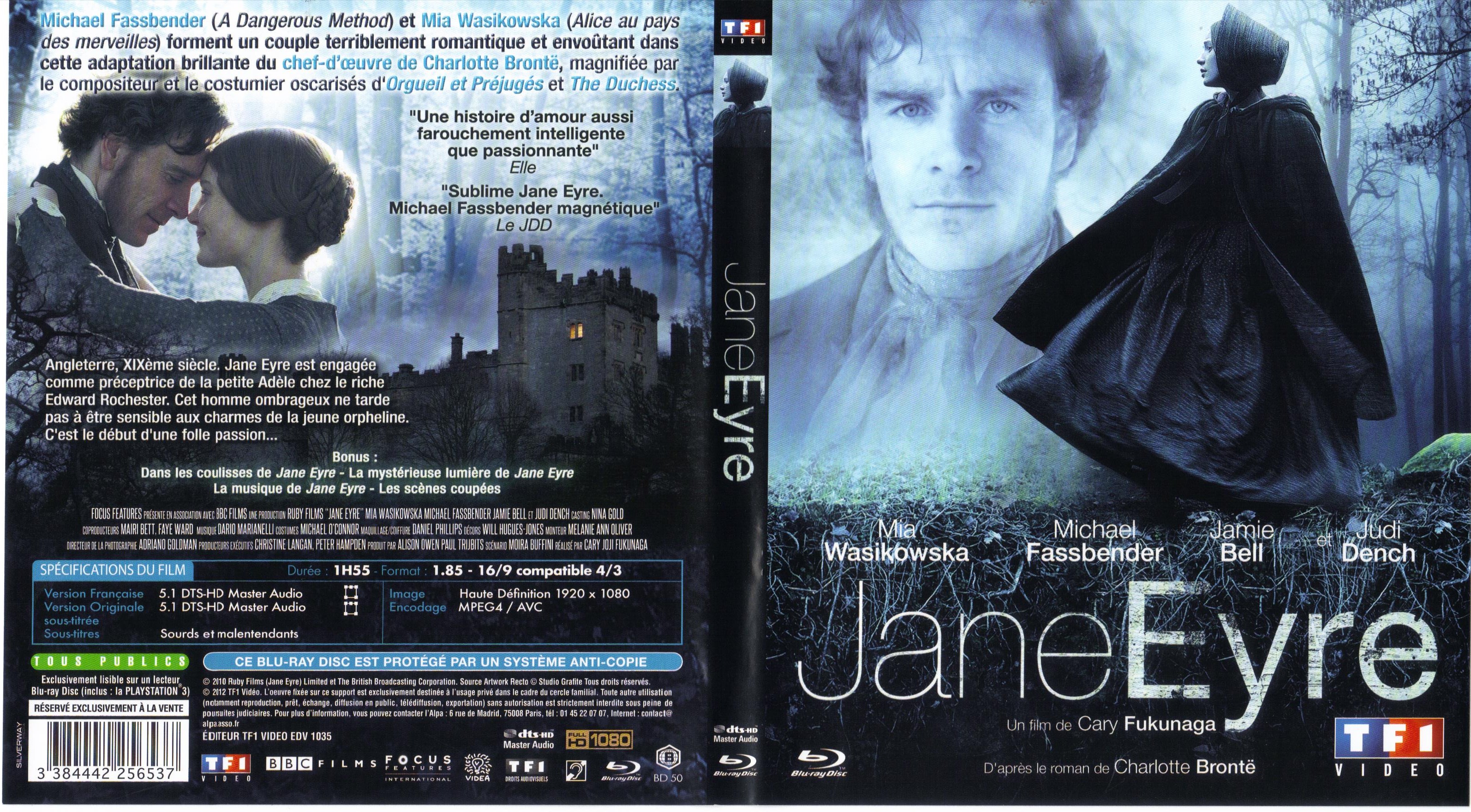 Jaquette DVD Jane Eyre (2011) (BLU-RAY)