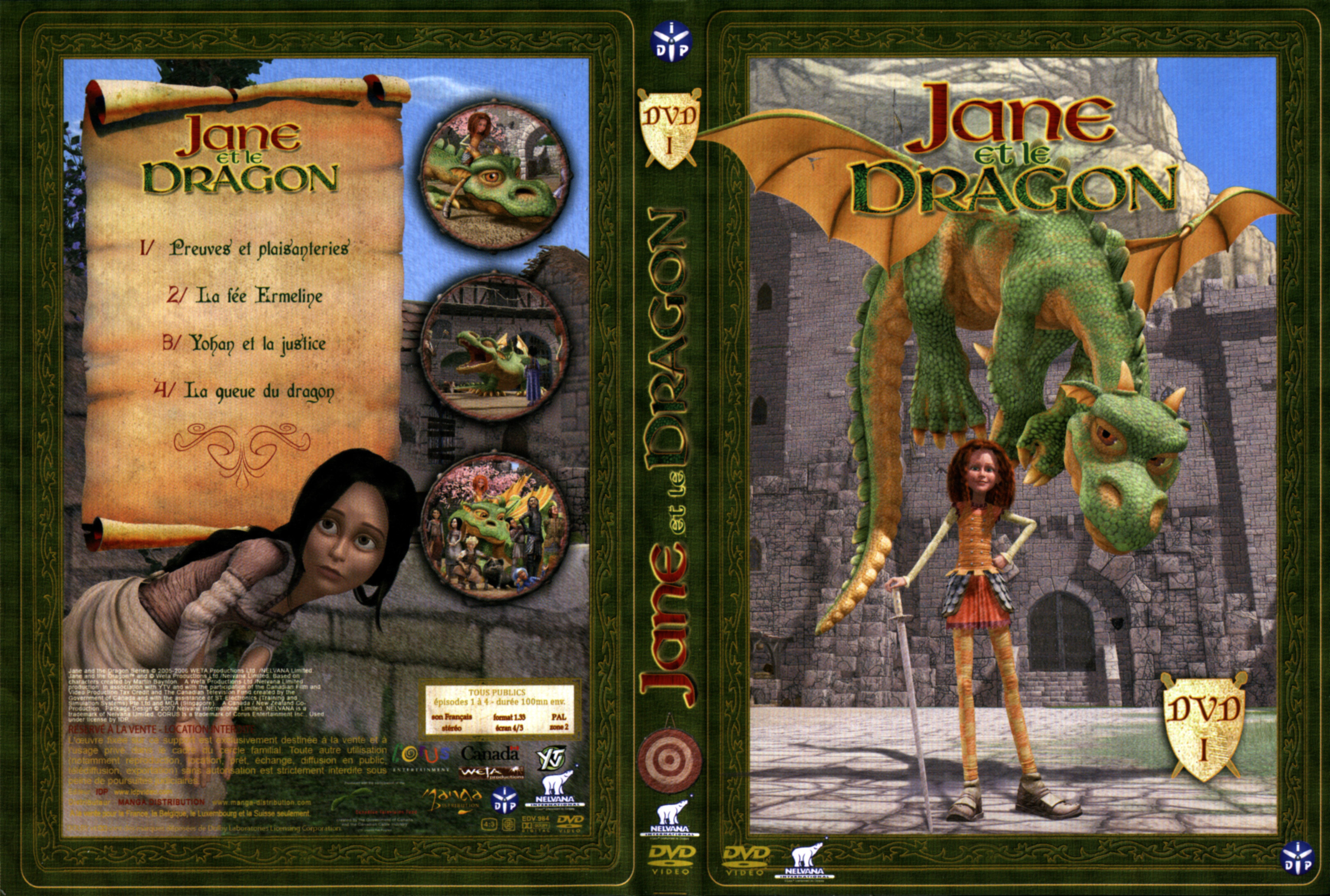 Jaquette DVD Jane et le Dragon vol 1