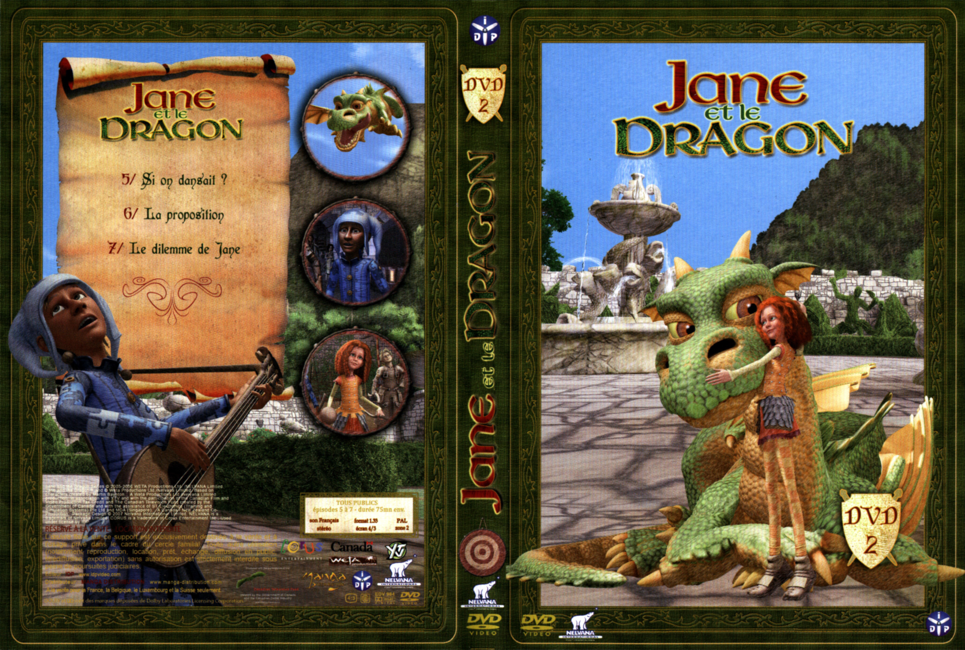 Jaquette DVD Jane et le Dragon vol 2
