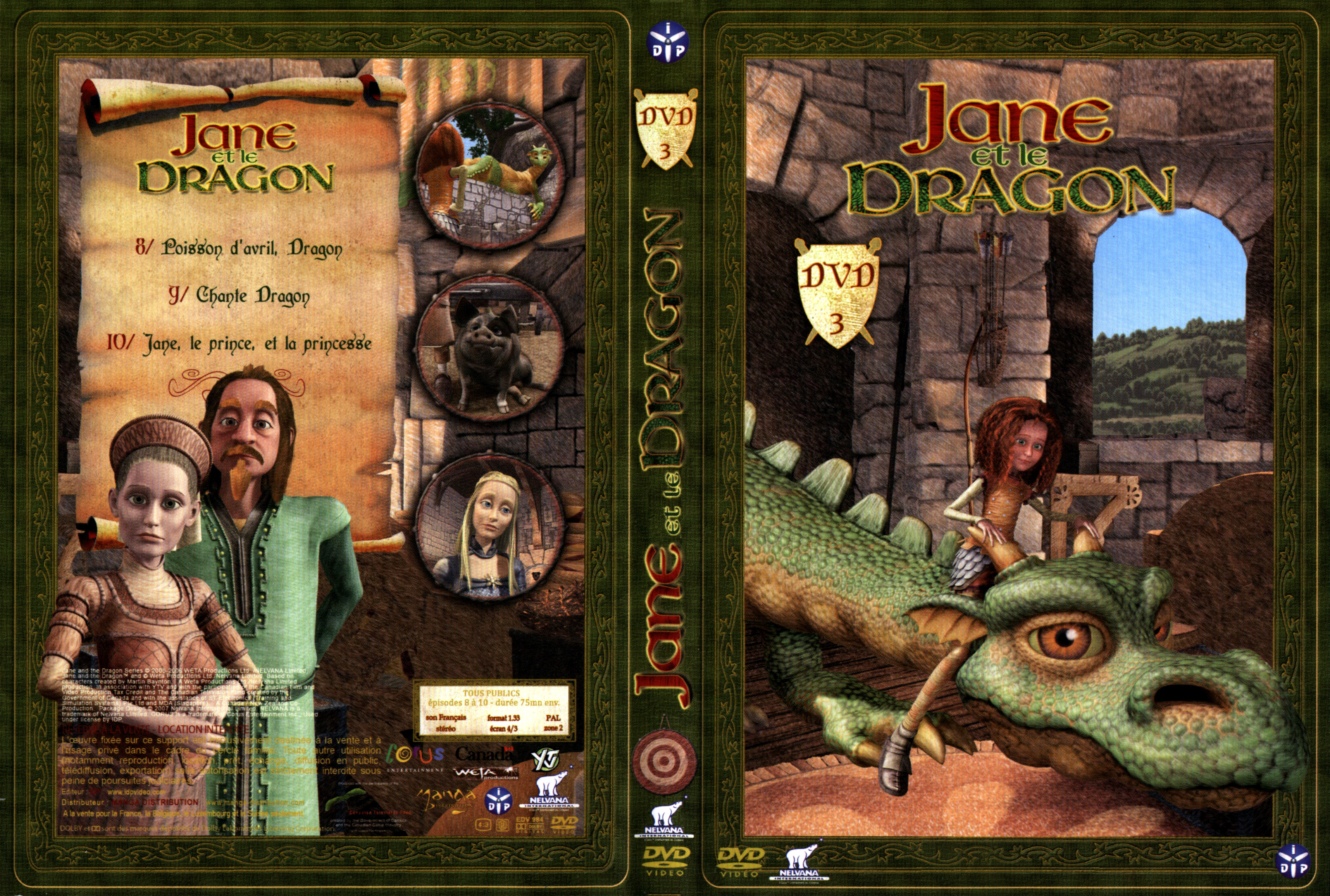 Jaquette DVD Jane et le Dragon vol 3