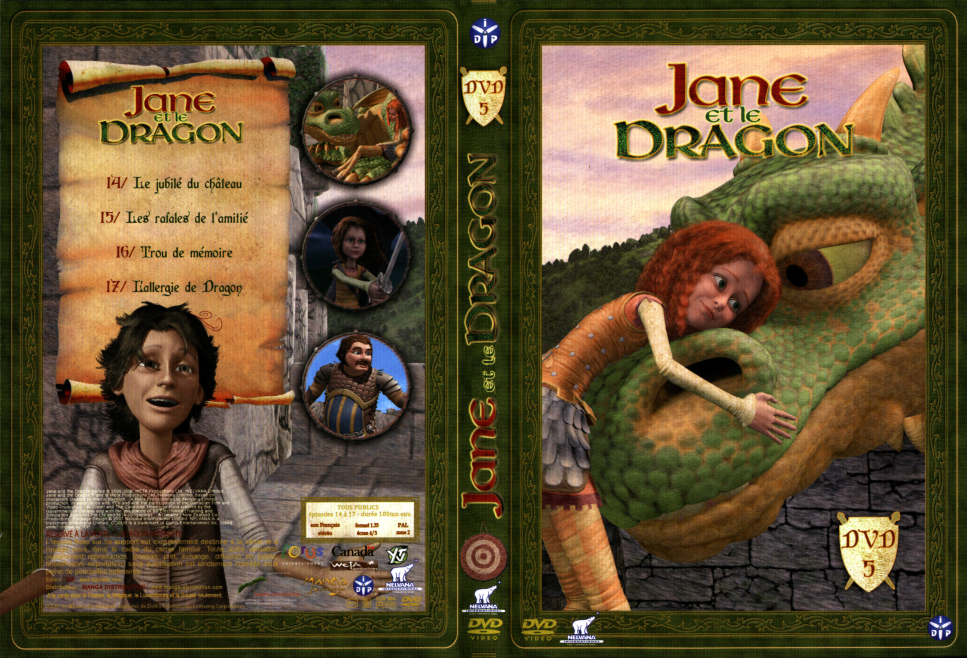 Jaquette DVD Jane et le Dragon vol 5