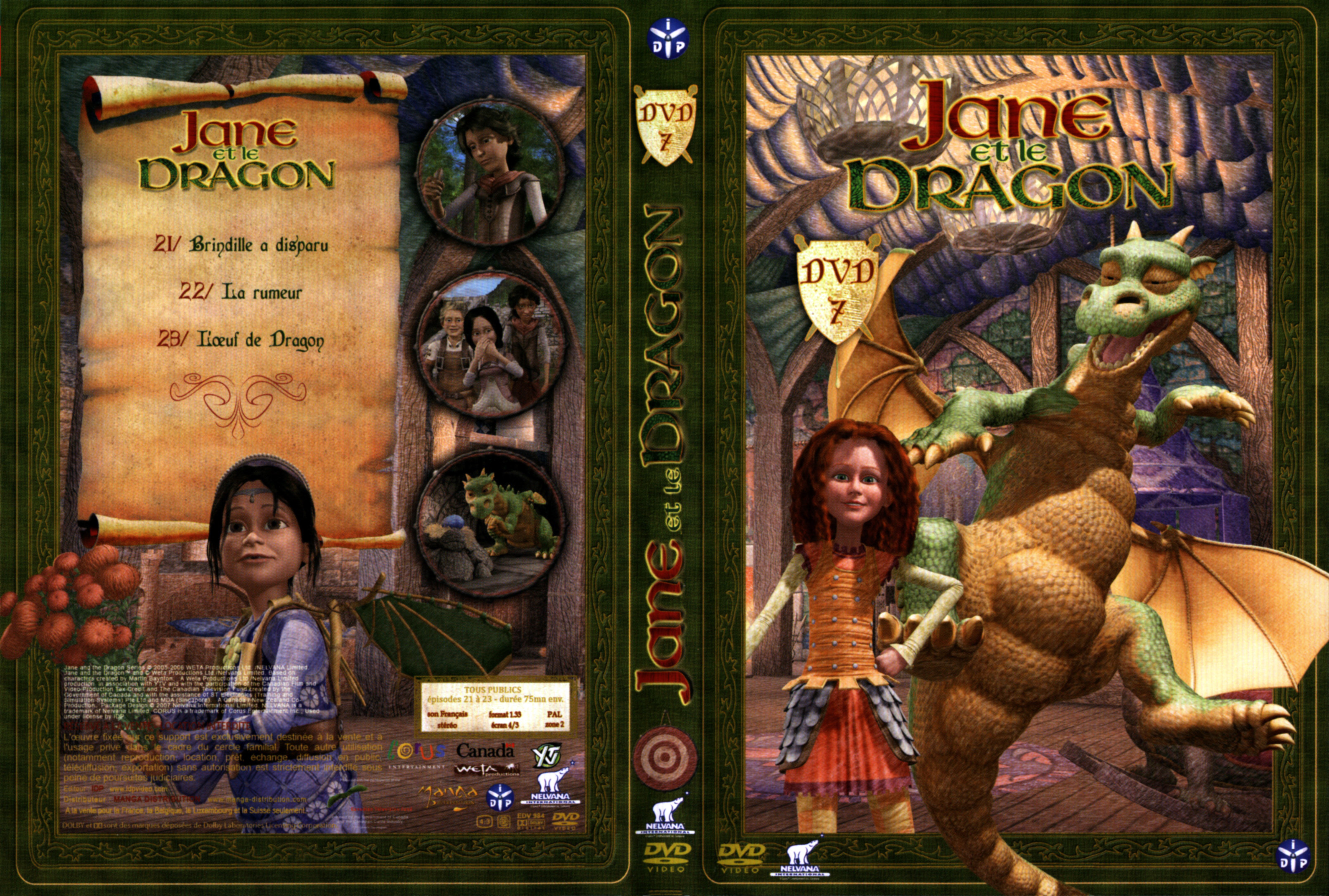 Jaquette DVD Jane et le Dragon vol 7