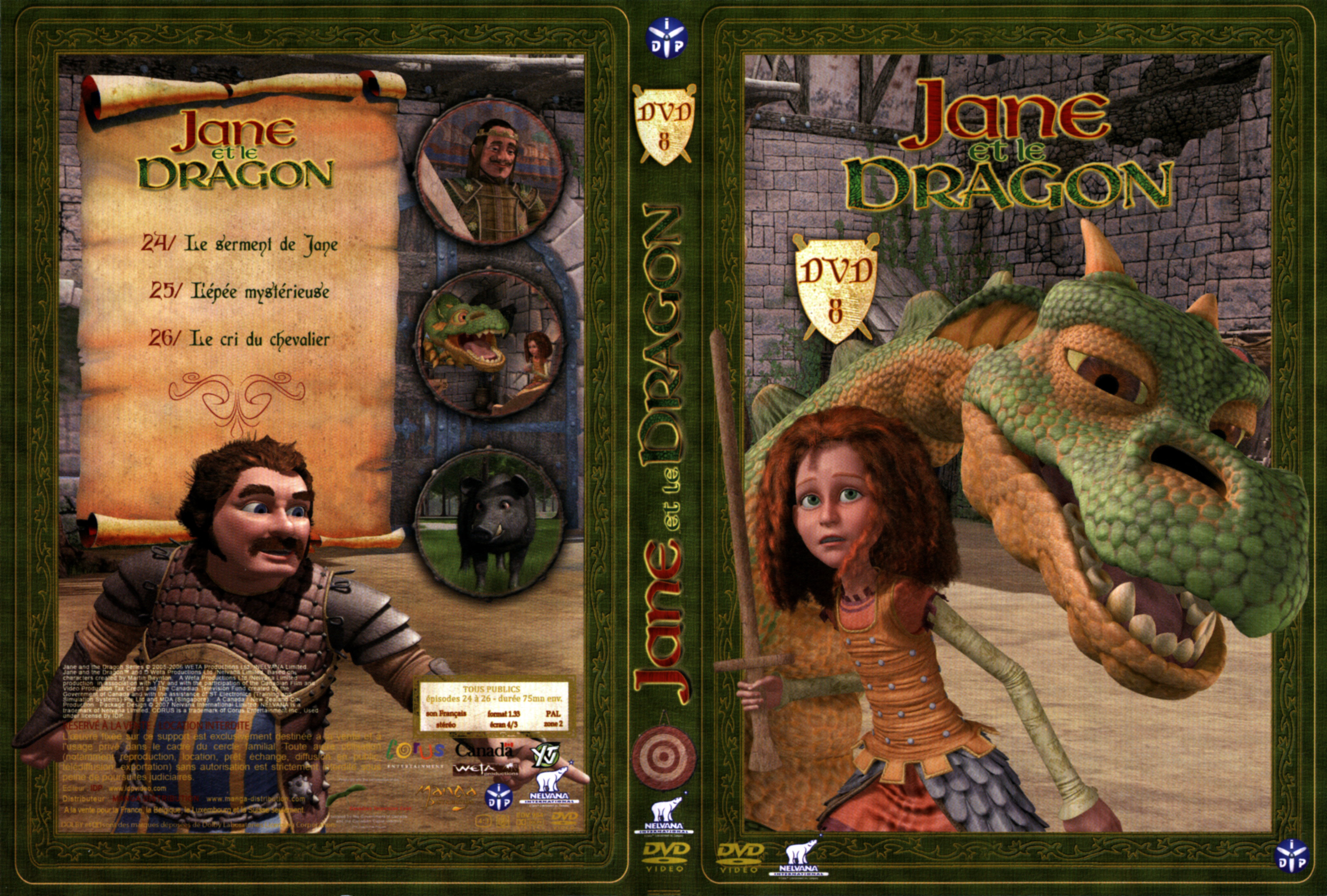 Jaquette DVD Jane et le Dragon vol 8