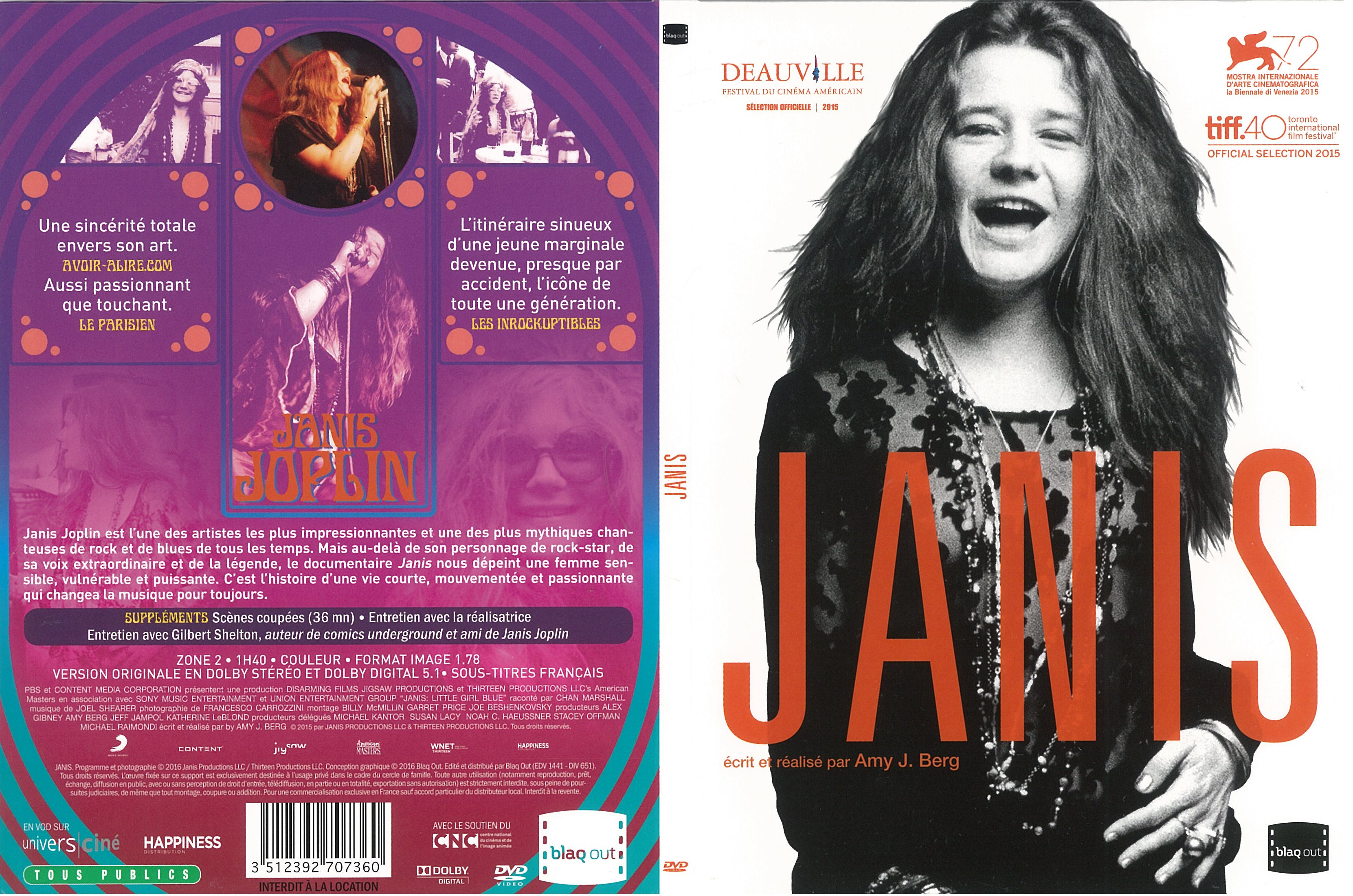 Jaquette DVD Janis