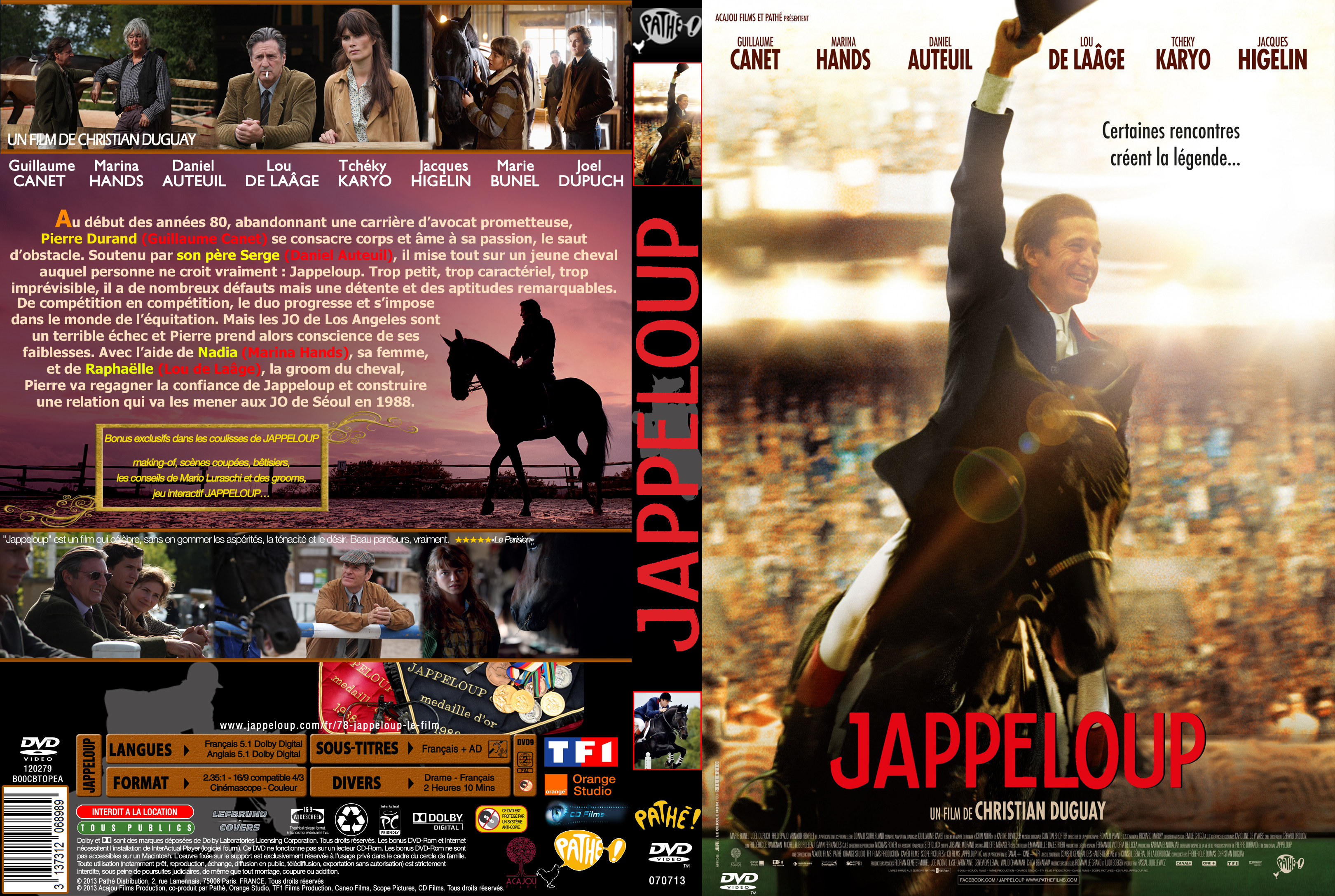 Jaquette DVD Jappeloup custom