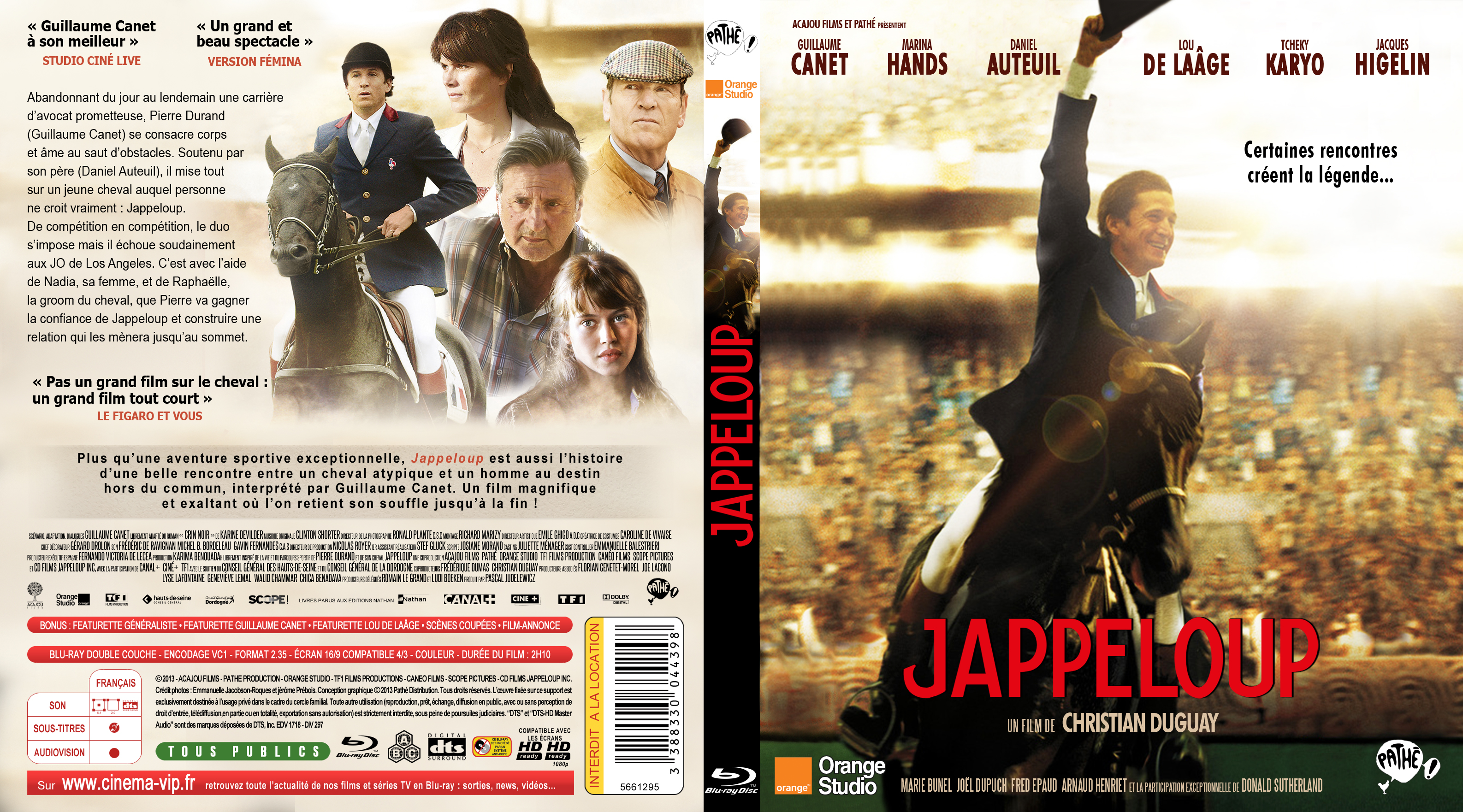 Jaquette DVD Jappeloup custom (BLU-RAY)