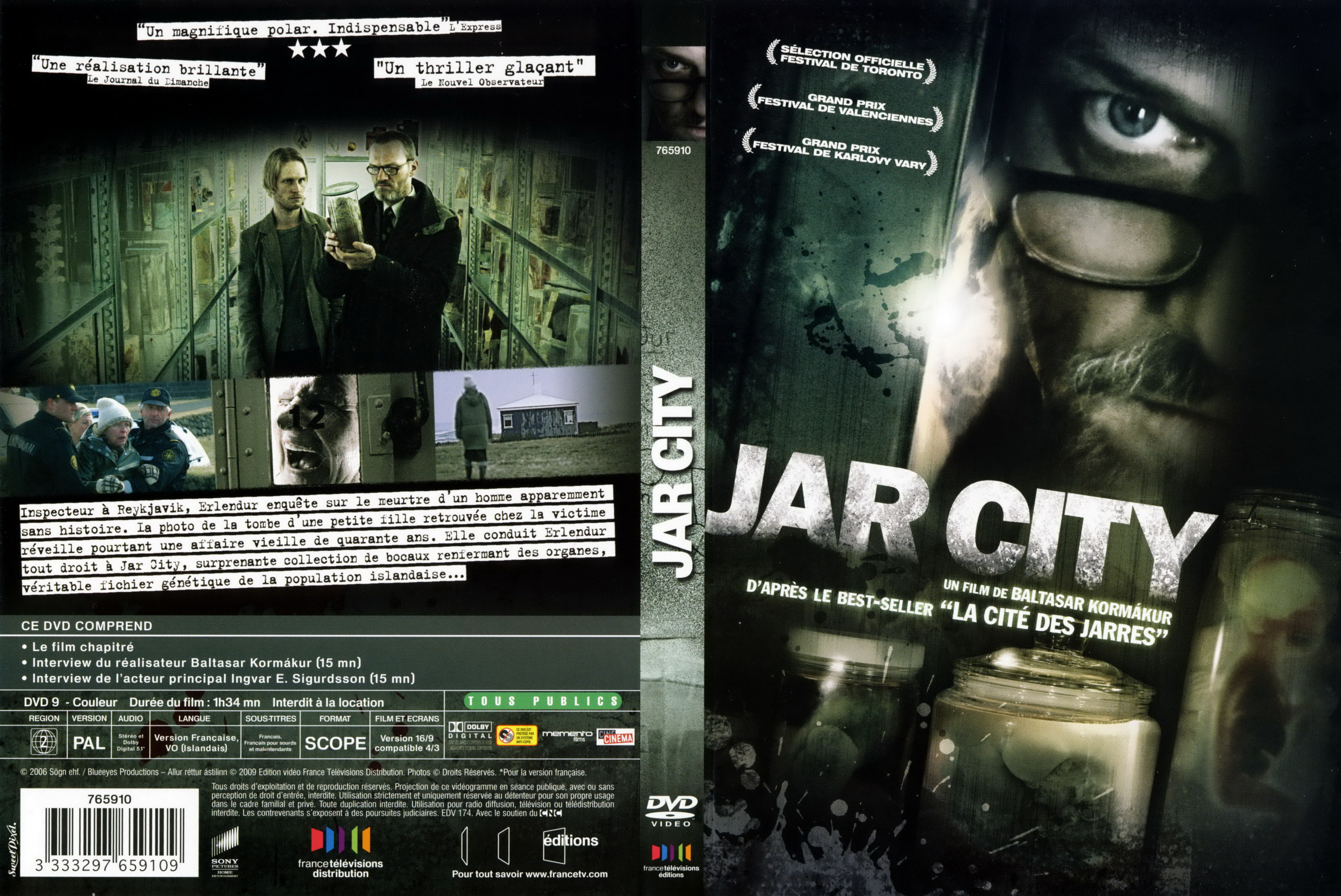 Jaquette DVD Jar city