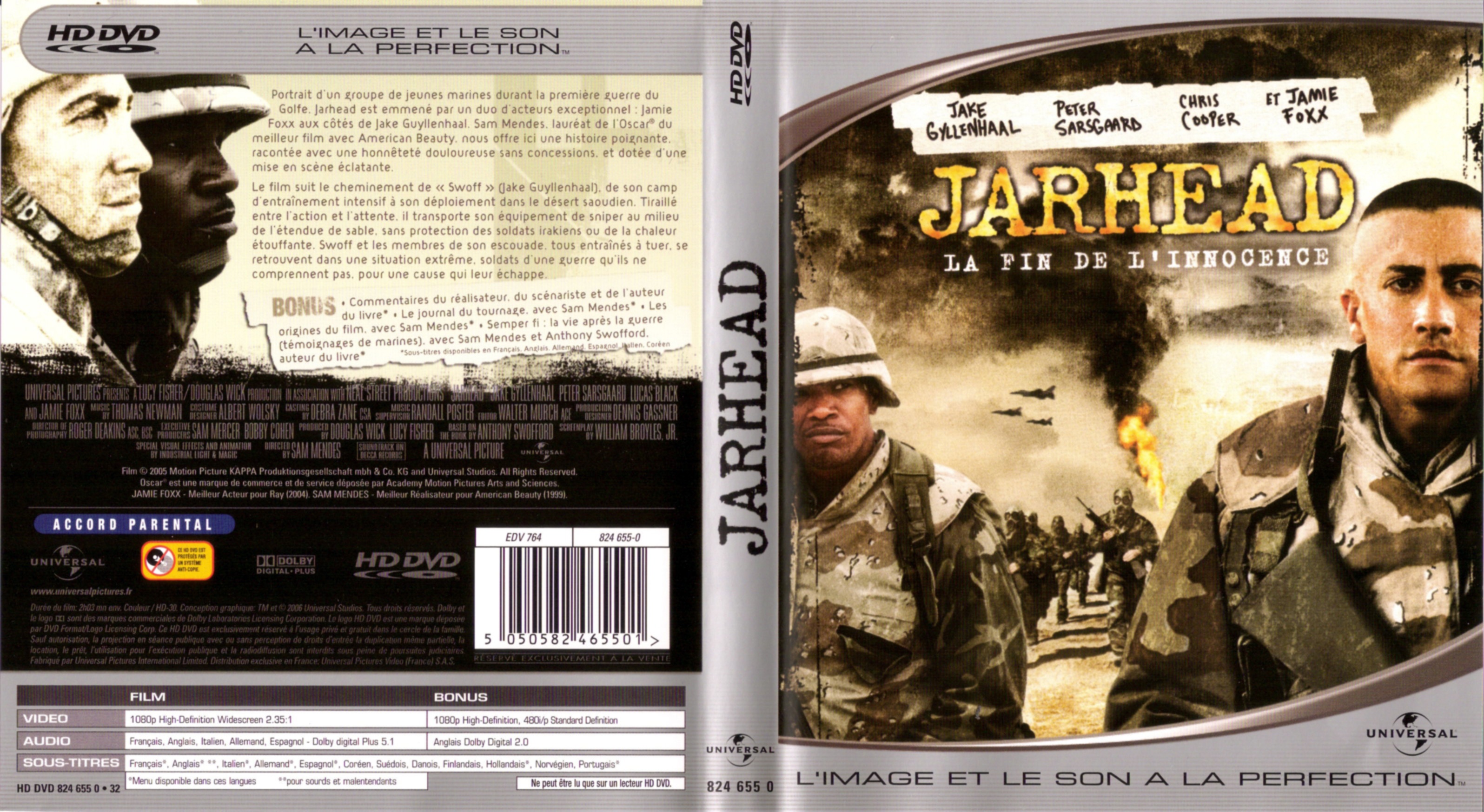Jaquette DVD Jarhead (HD-DVD)