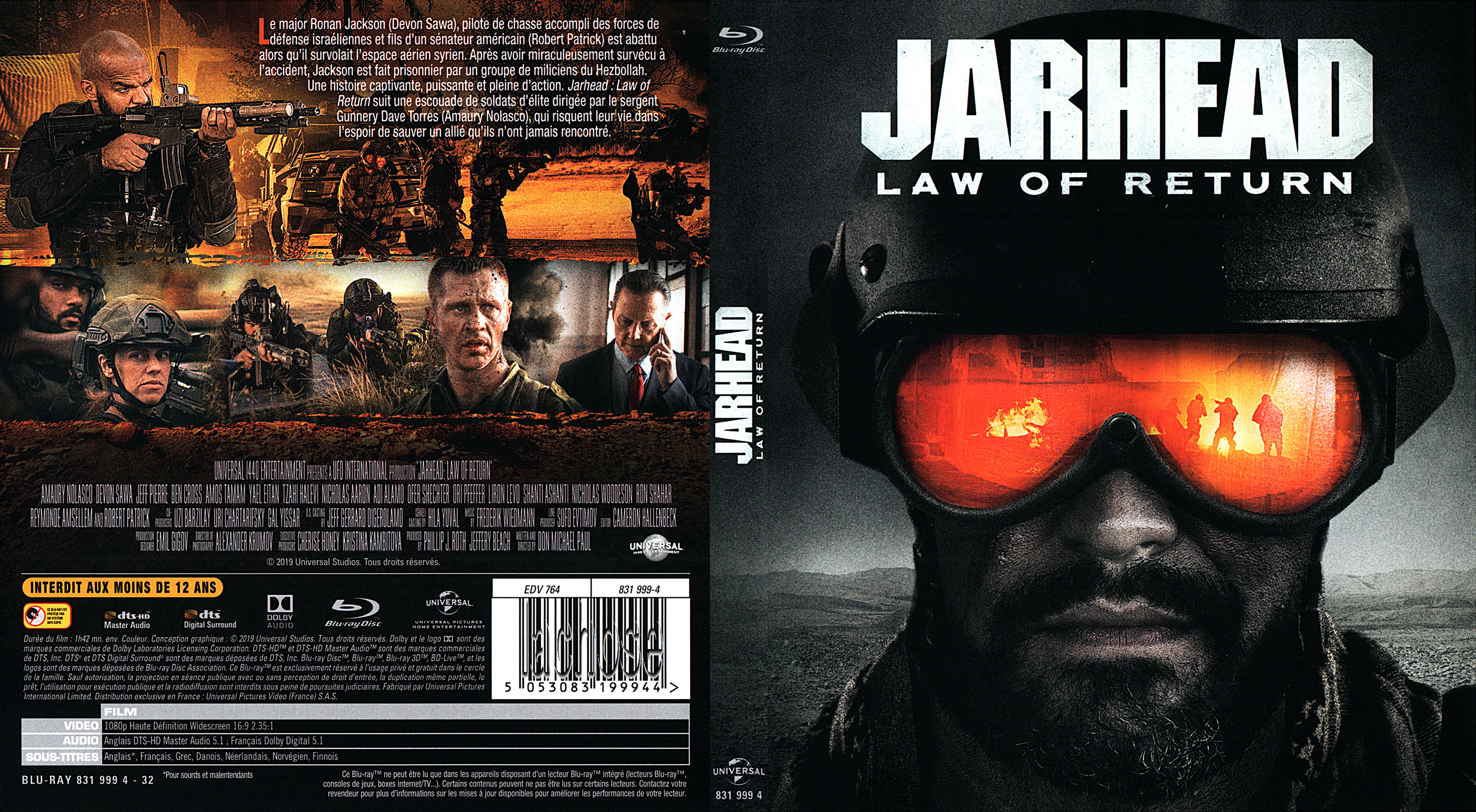 Jaquette DVD Jarhead law of return (BLU-RAY)