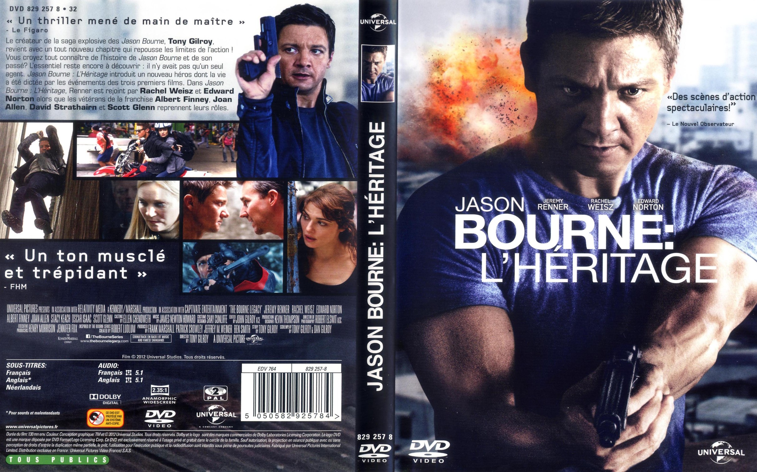 Jaquette DVD Jason Bourne : l