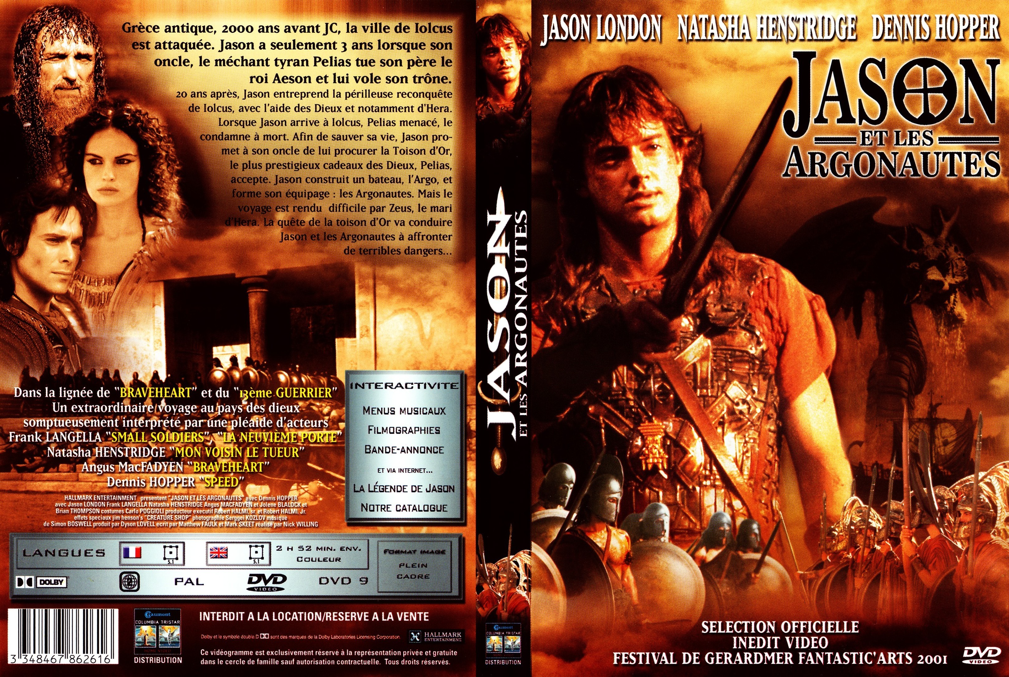 Jaquette DVD Jason et les Argonautes (2000)