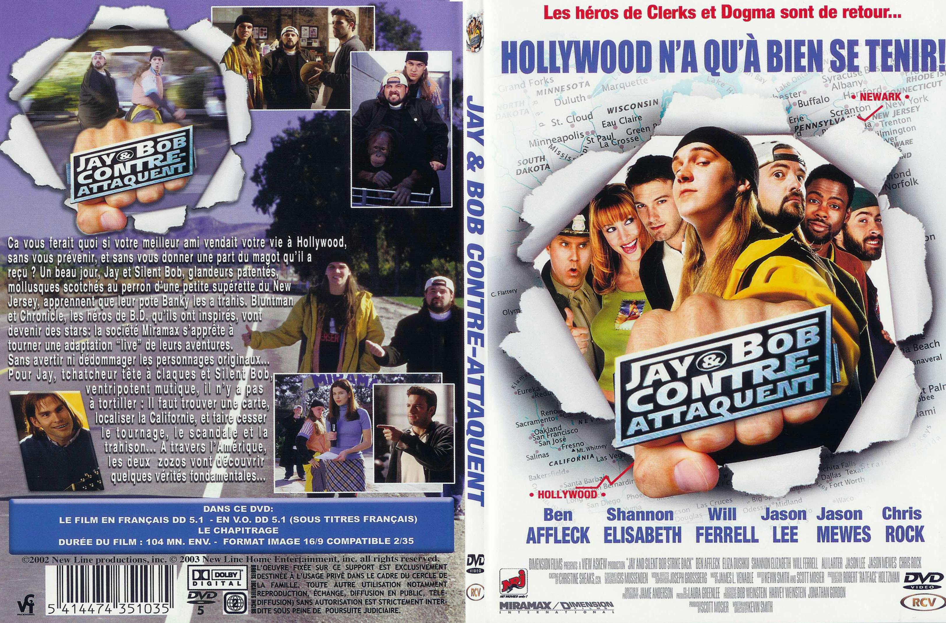 Jaquette DVD Jay et Bob contre attaquent - SLIM