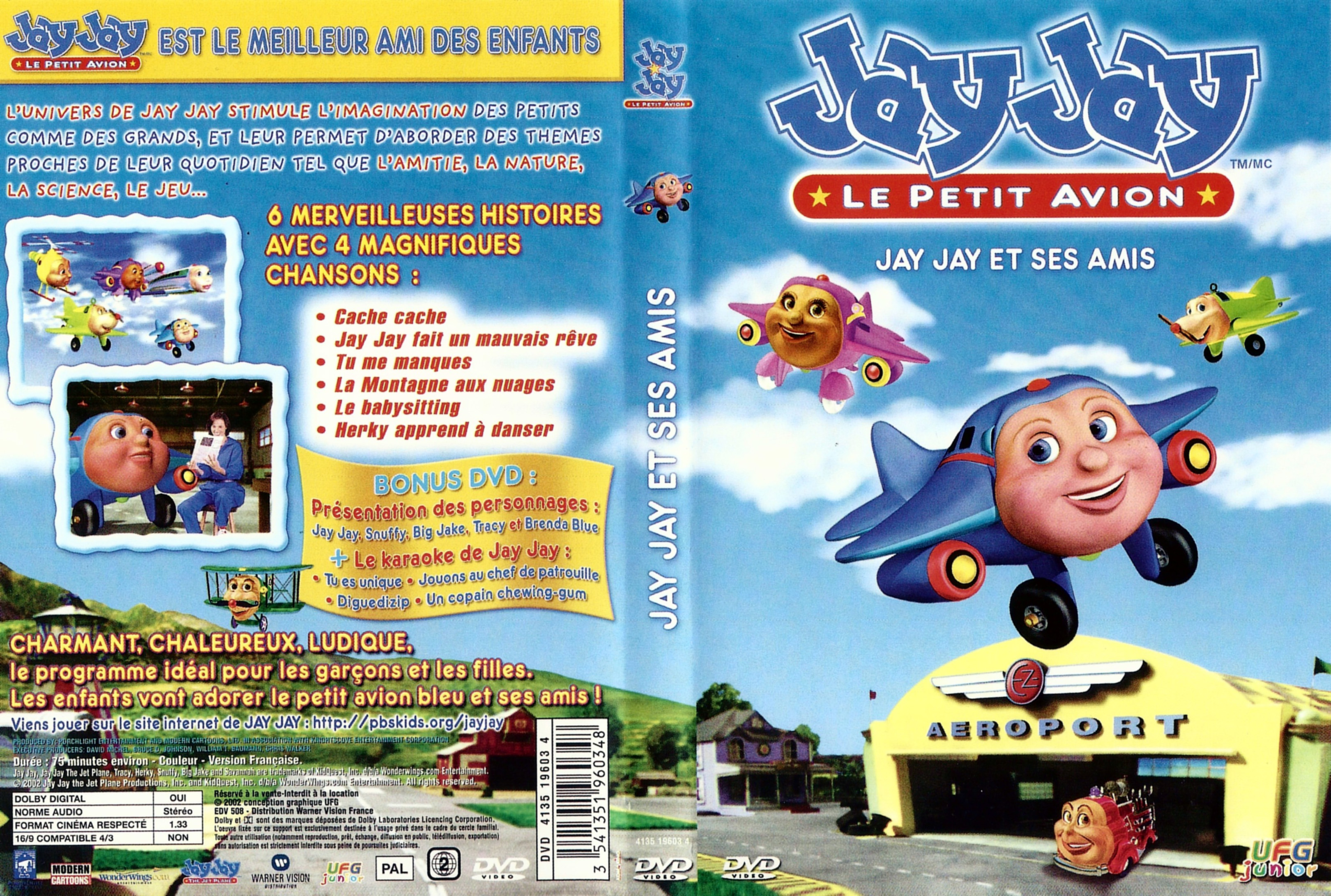 Jaquette DVD Jay jay le petit avion - Jay Jay et ses amis