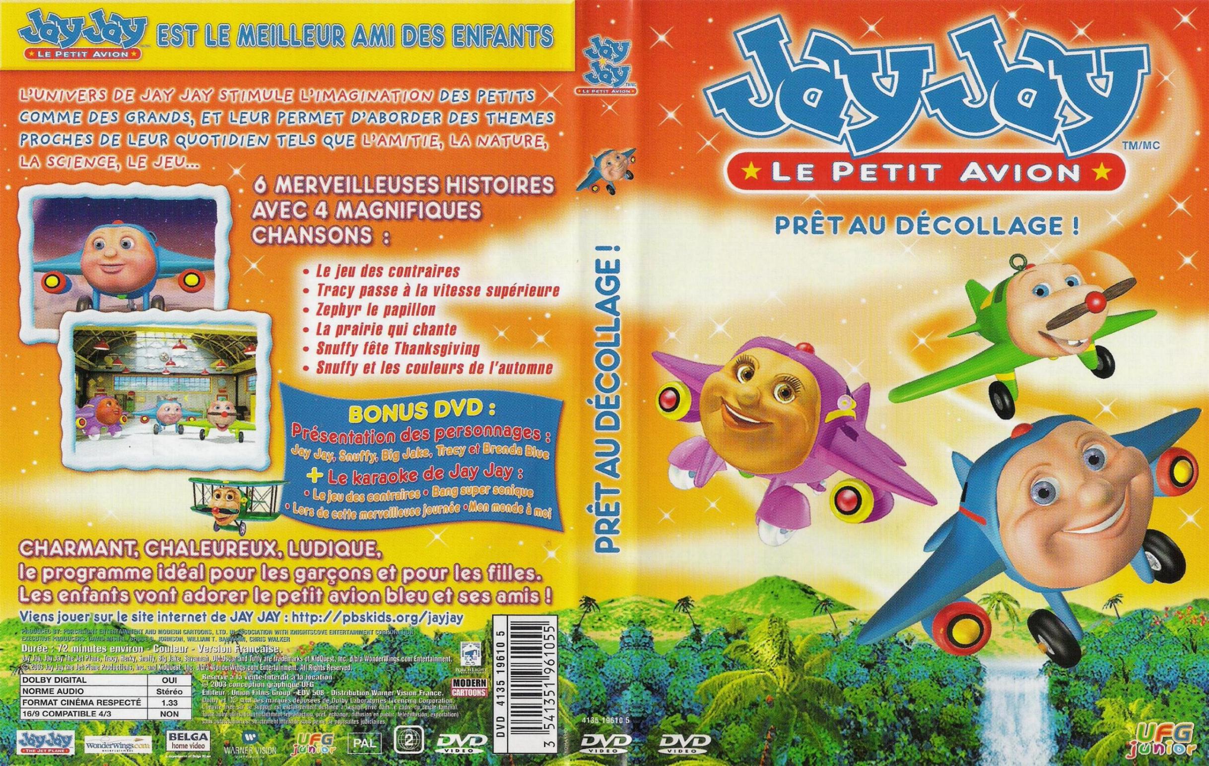 Jaquette DVD Jay jay le petit avion - pret au dcollage