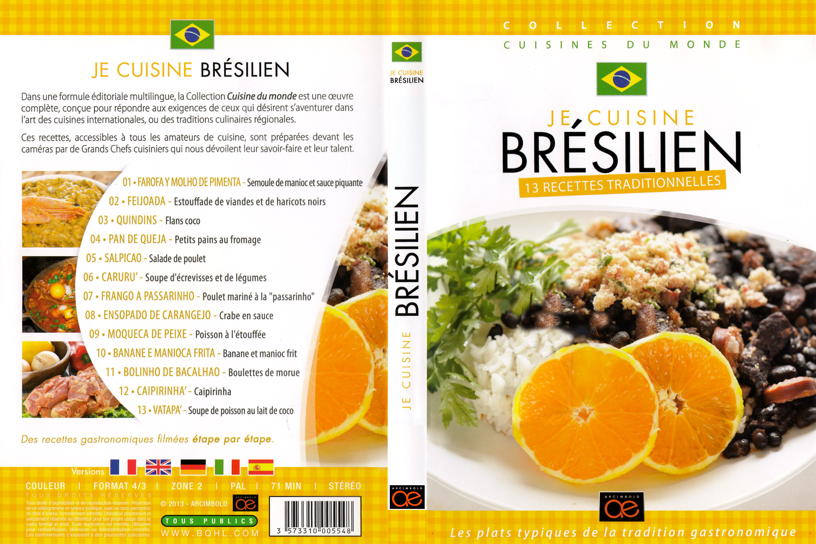 Jaquette DVD Je cuisine Brsilien