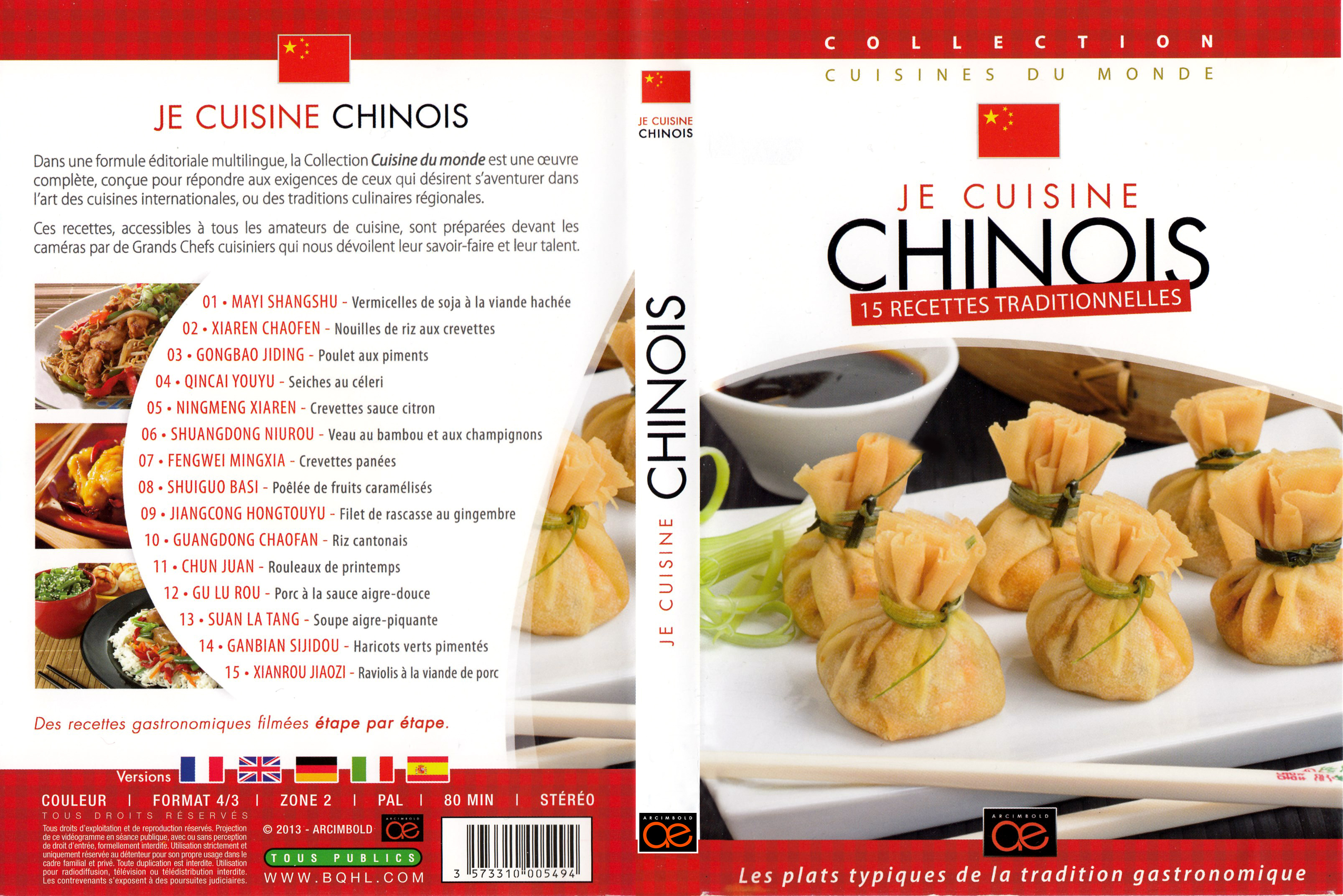 Jaquette DVD Je cuisine Chinois