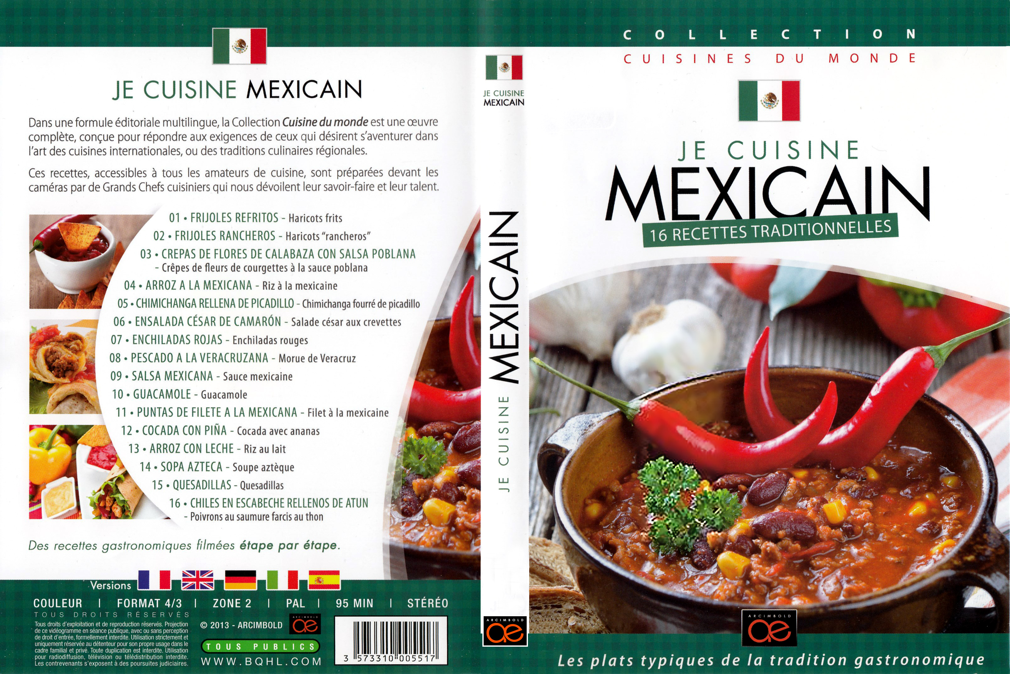 Jaquette DVD Je cuisine Mexicain