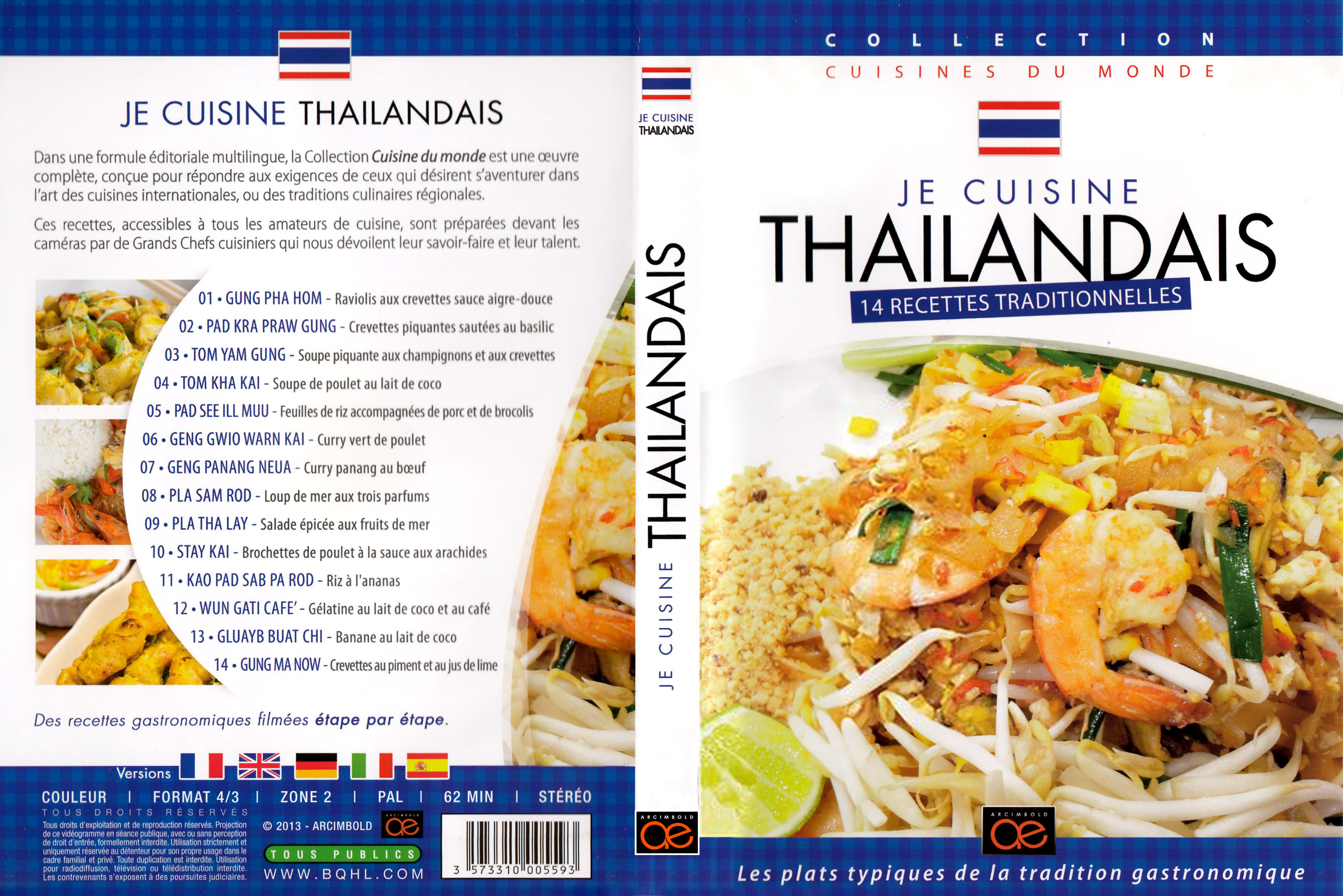 Jaquette DVD Je cuisine thailandais