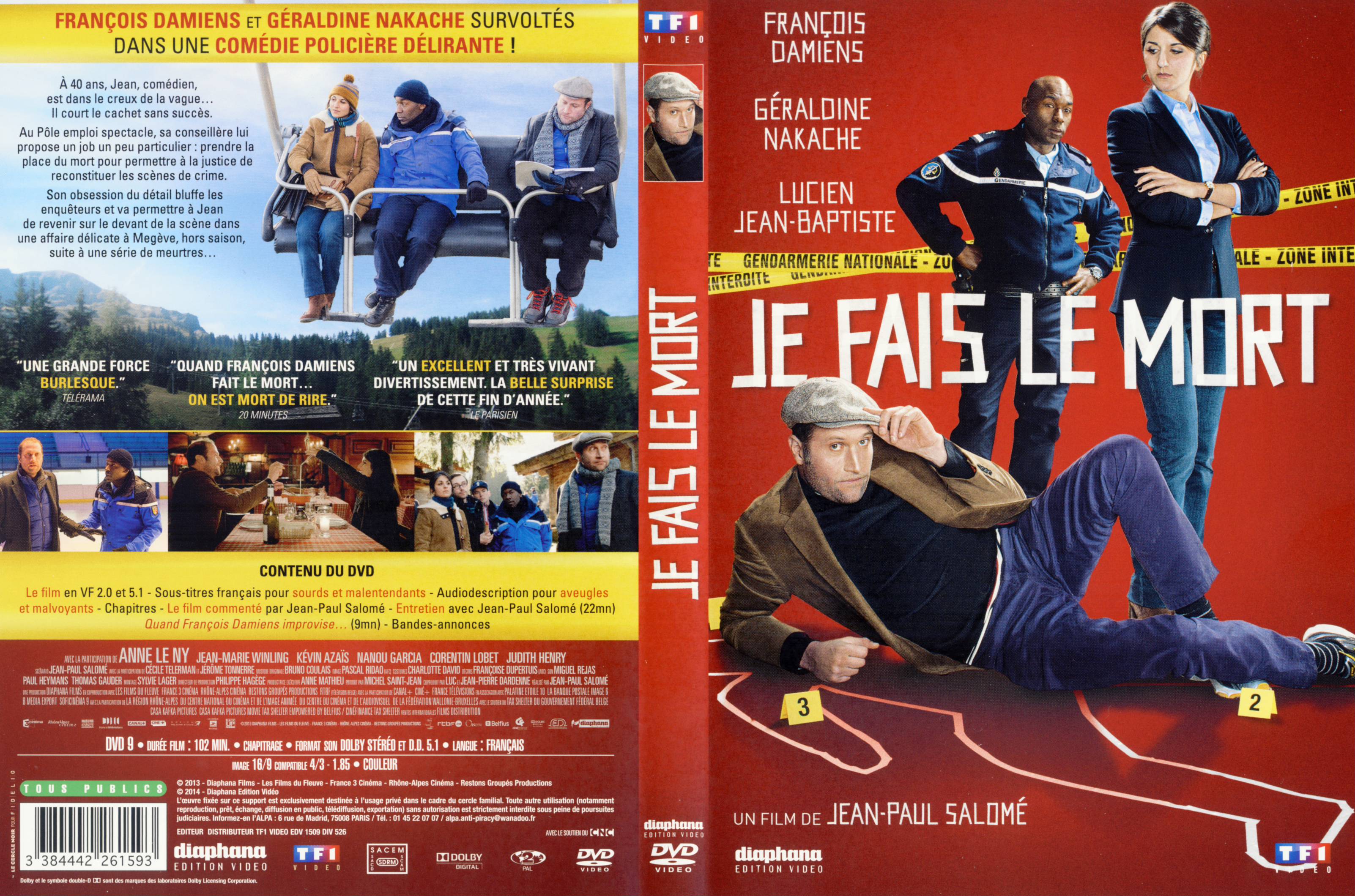 Jaquette DVD Je fais le mort