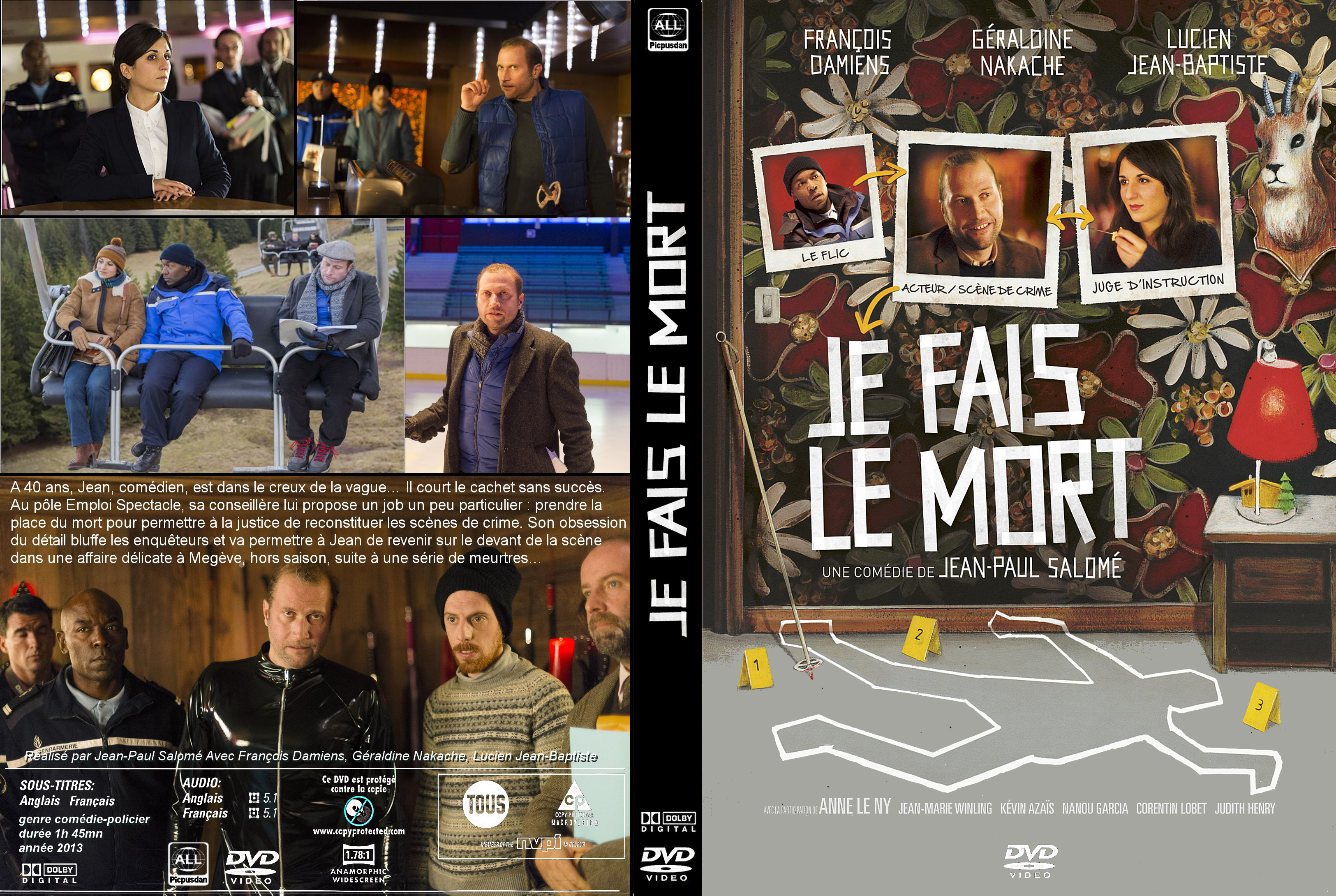 Jaquette DVD Je fais le mort custom