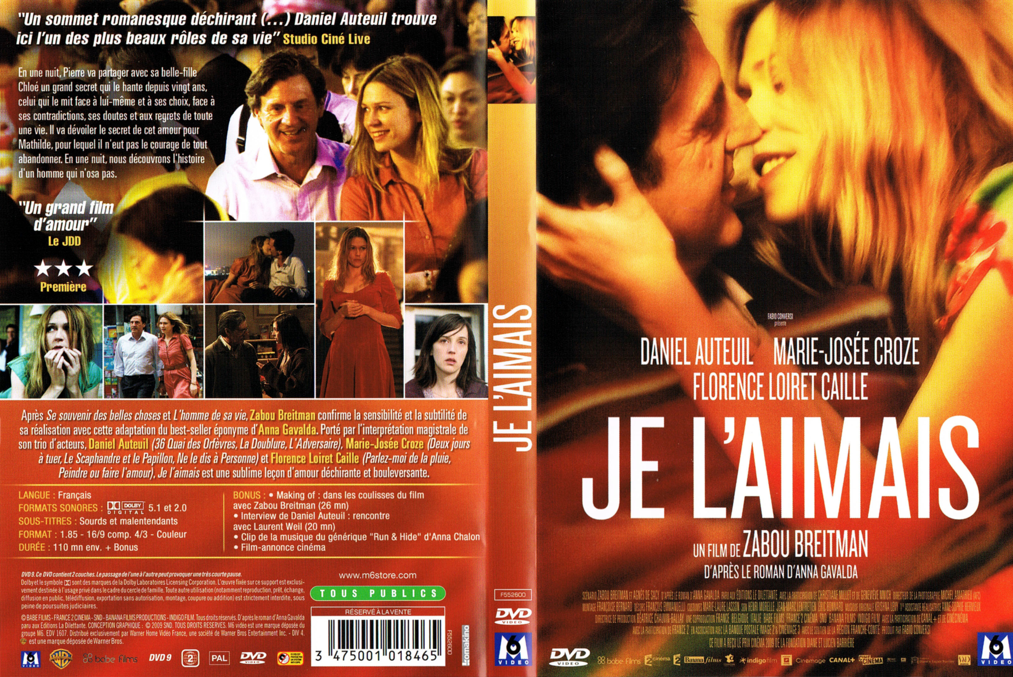 Jaquette DVD Je l