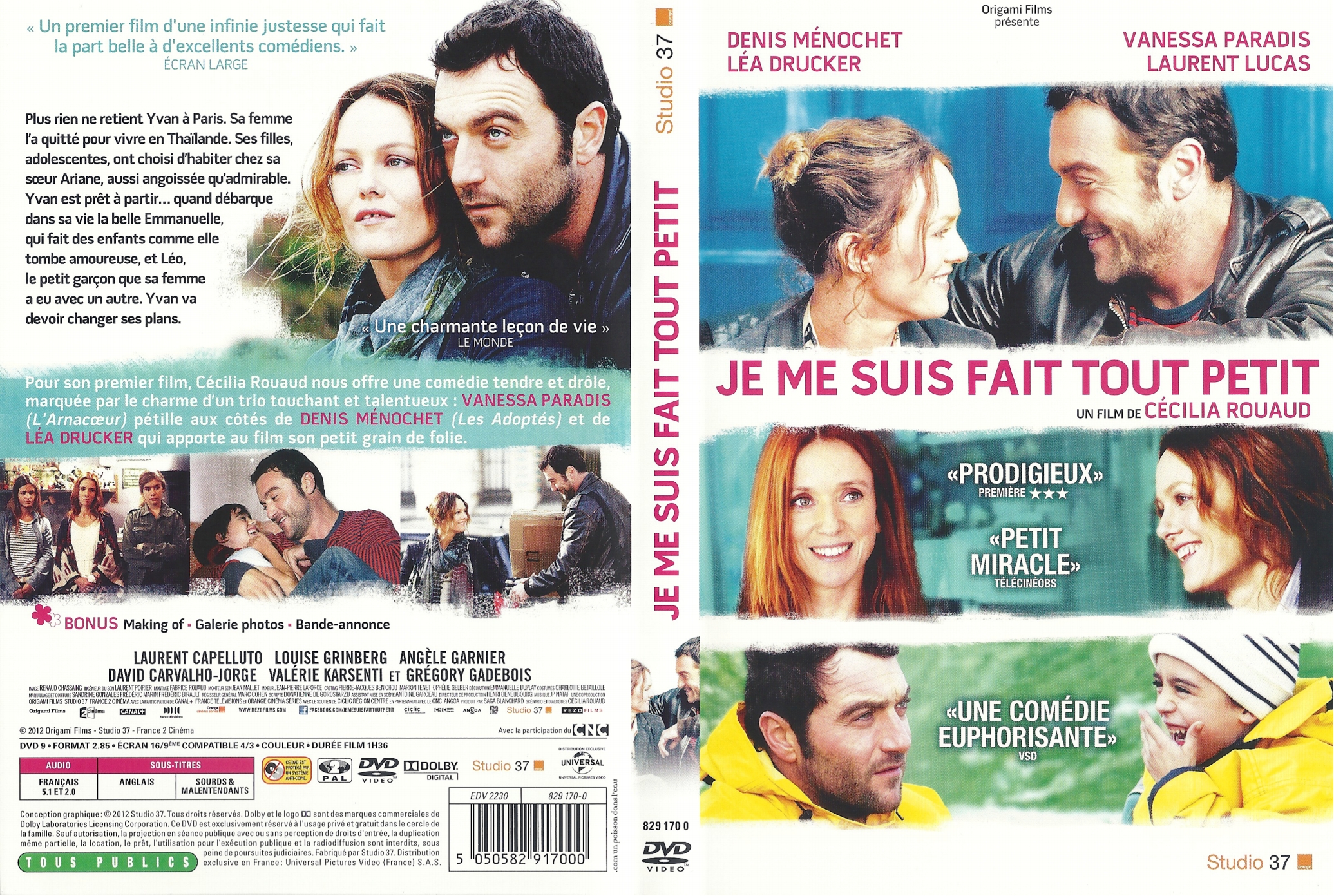 Jaquette DVD Je me suis fait tout petit