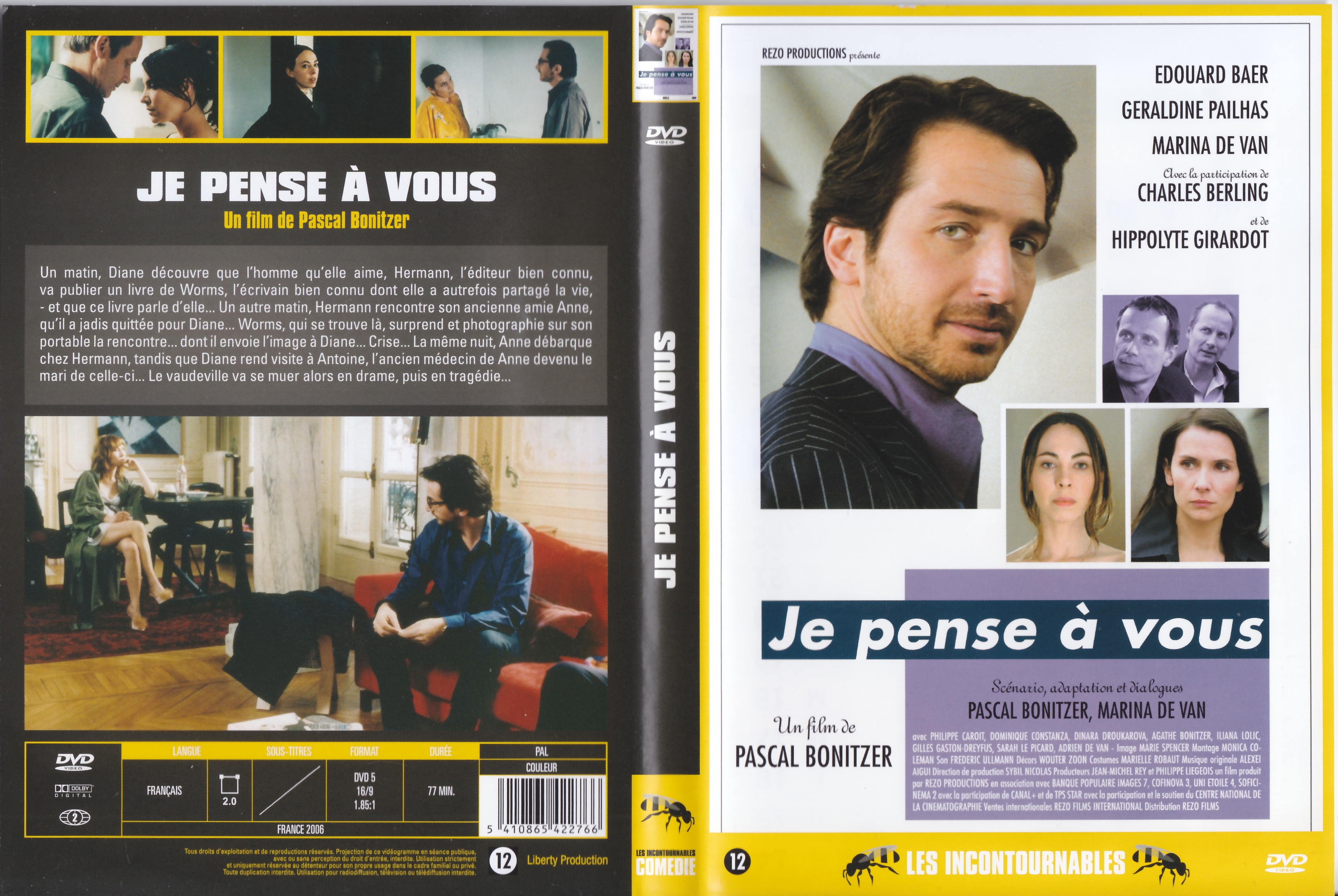 Jaquette DVD Je pense  vous v2