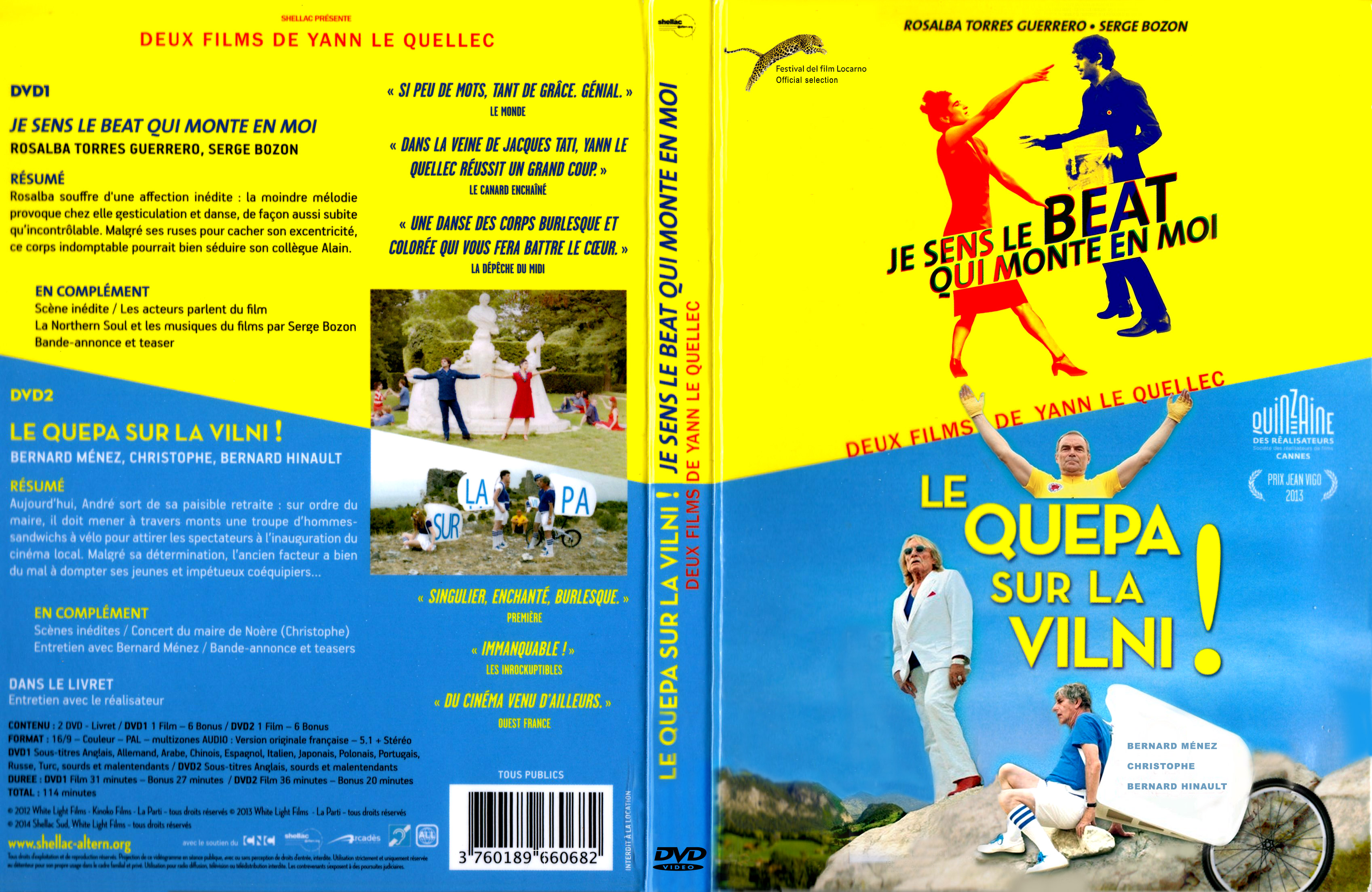 Jaquette DVD Je sens le beat qui monte en moi - Le quepa sur la vilni