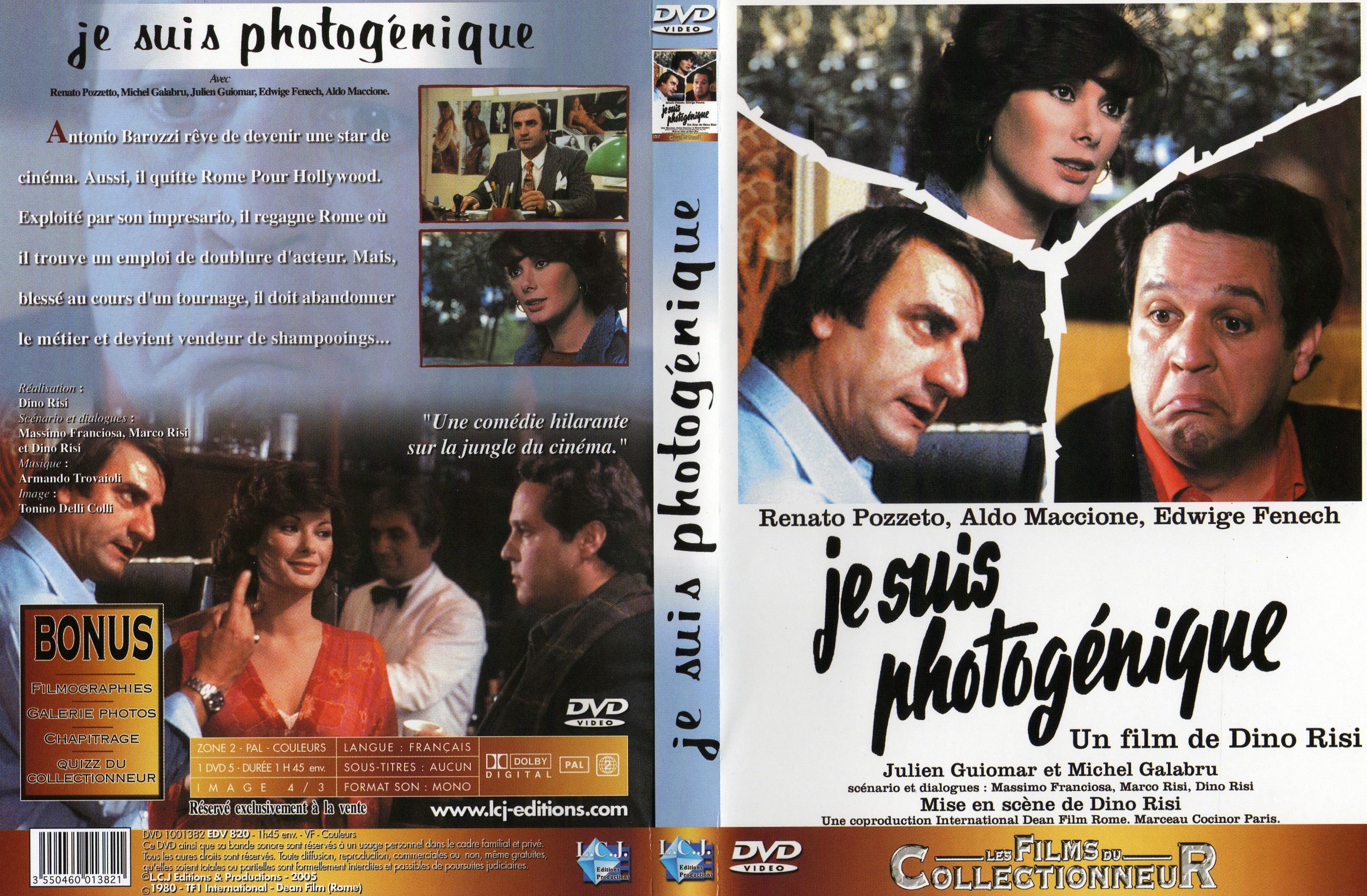 Jaquette DVD Je suis photognique