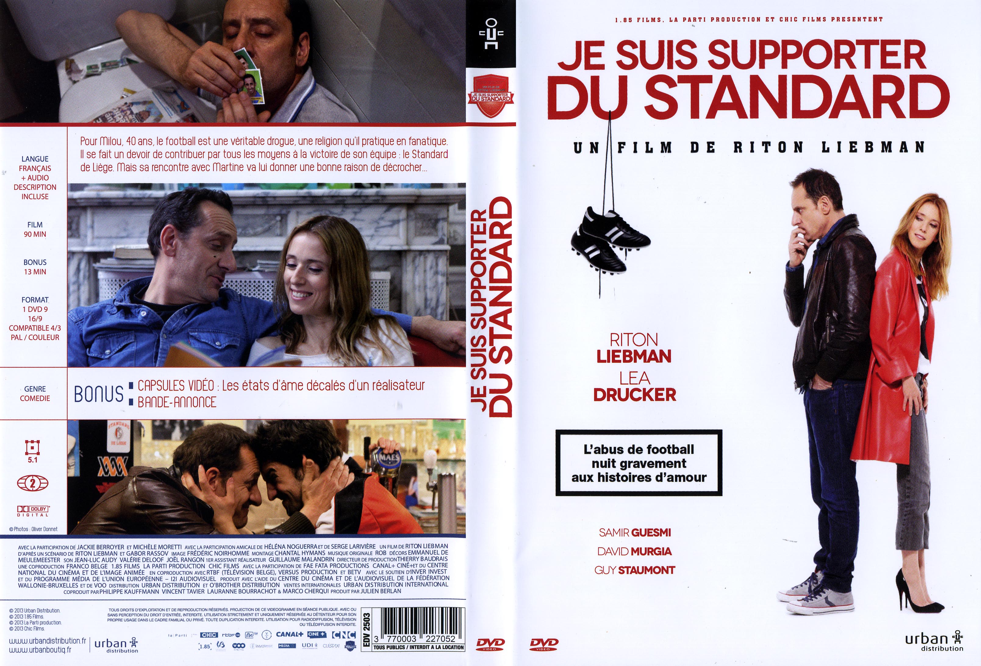 Jaquette DVD Je suis supporter du Standard