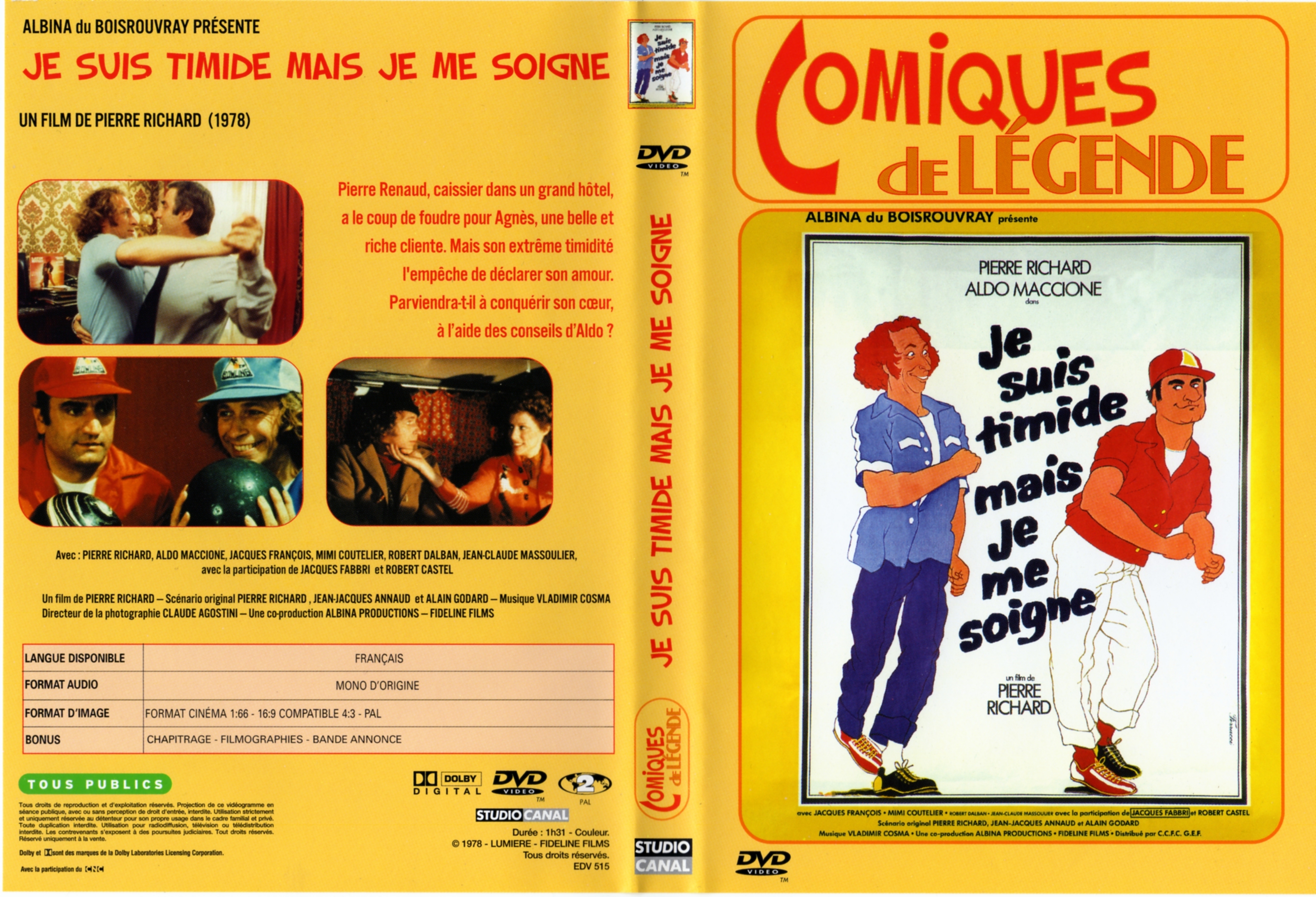 Jaquette DVD Je suis timide mais je me soigne v2