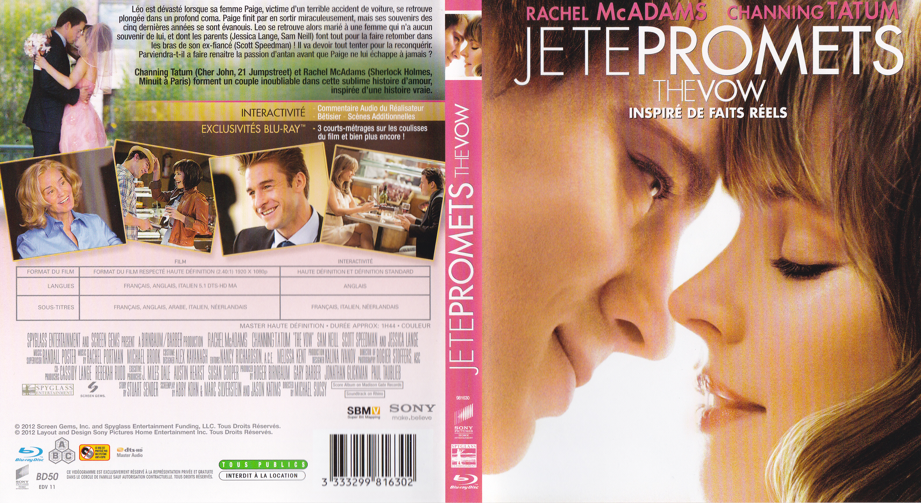 Jaquette DVD Je te promets (BLU-RAY)