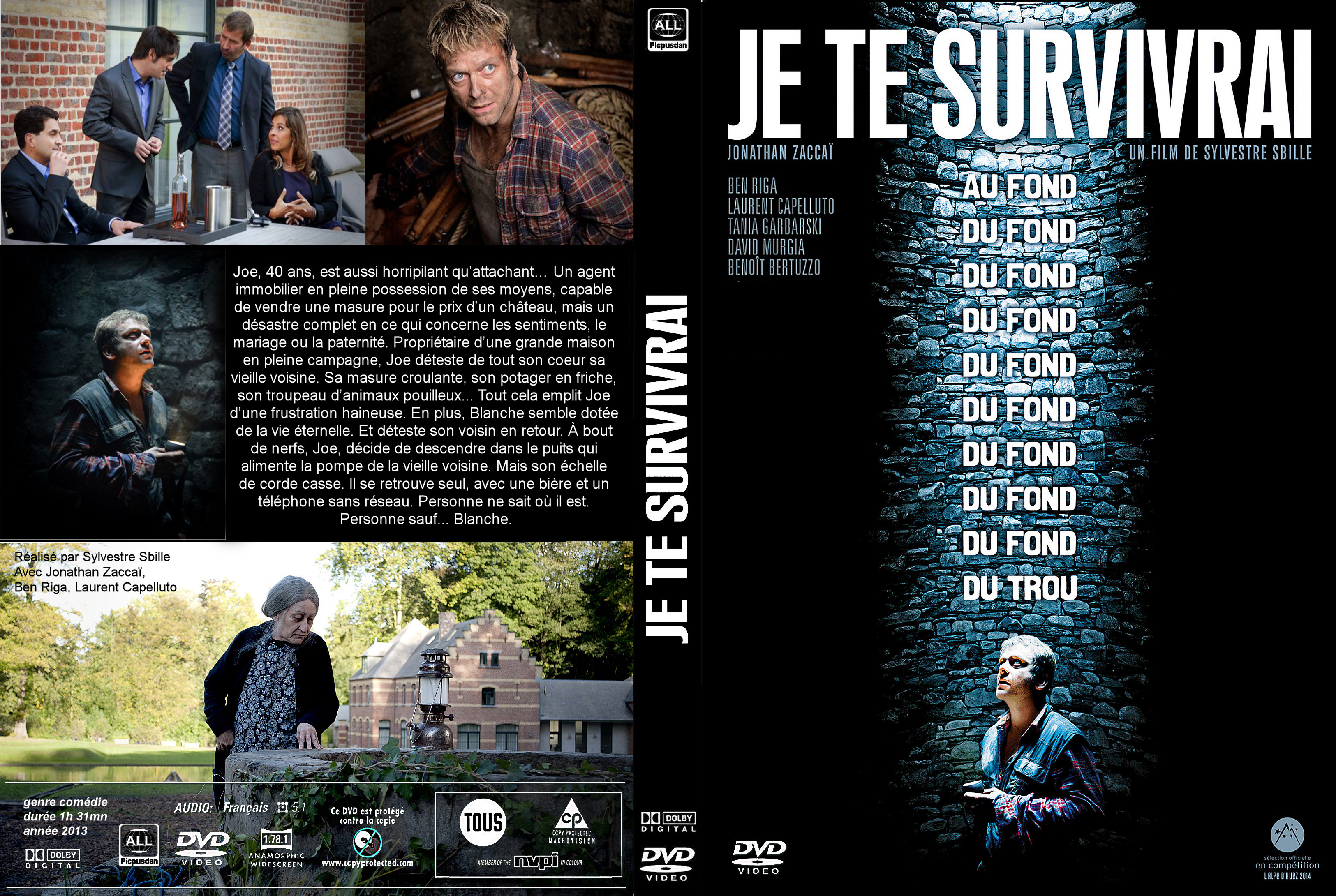 Jaquette DVD Je te survivrai custom